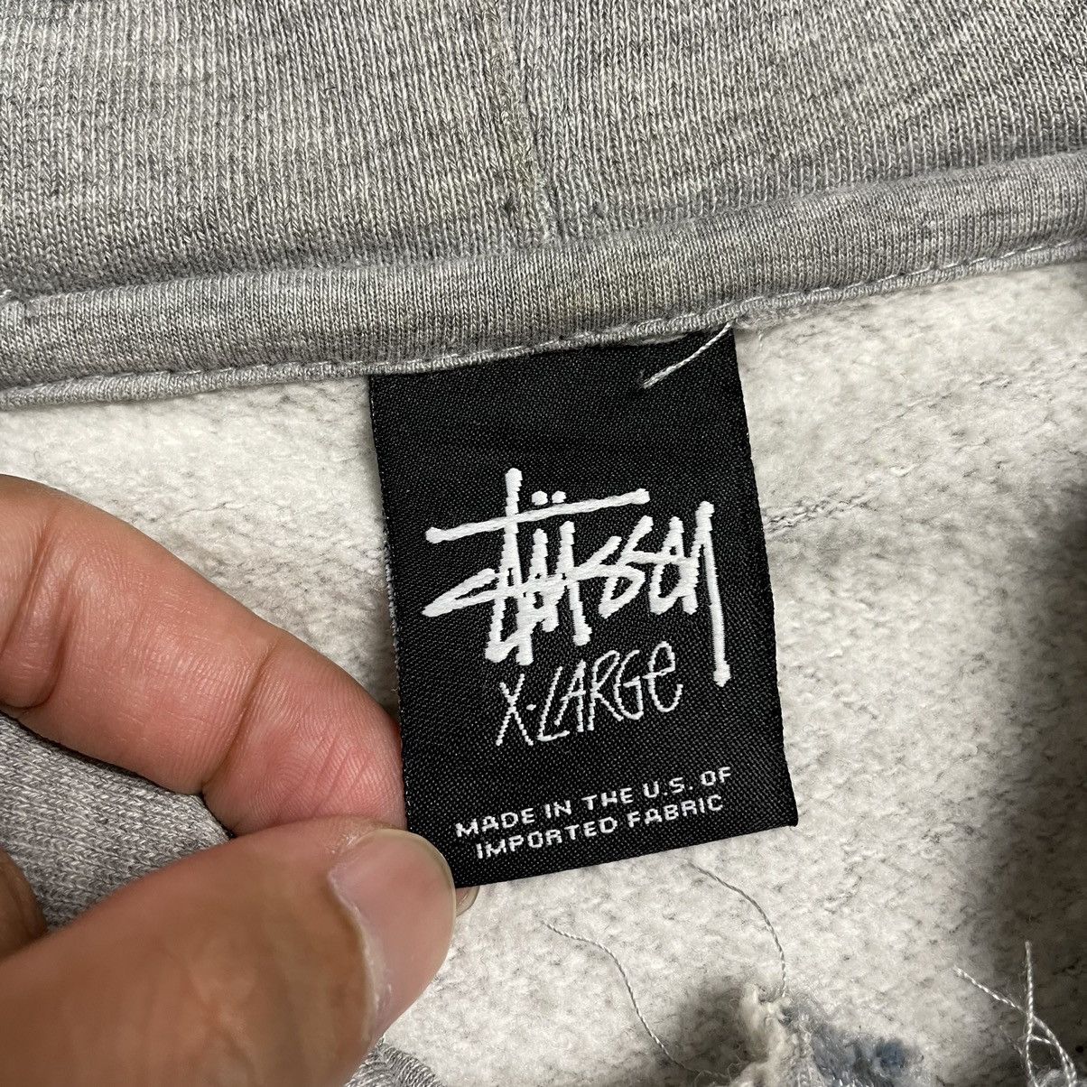 Japanese Brand Distress Stussy Oldskool Hoodie Sweatshirt Size US XL / EU 56 / 4 - 23 Thumbnail