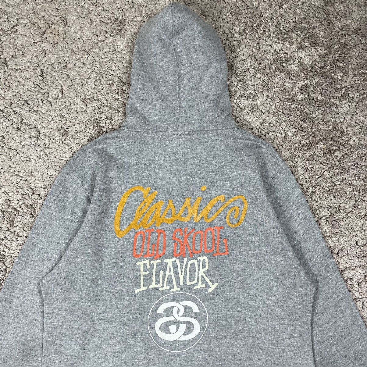 Japanese Brand Distress Stussy Oldskool Hoodie Sweatshirt Size US XL / EU 56 / 4 - 5 Thumbnail