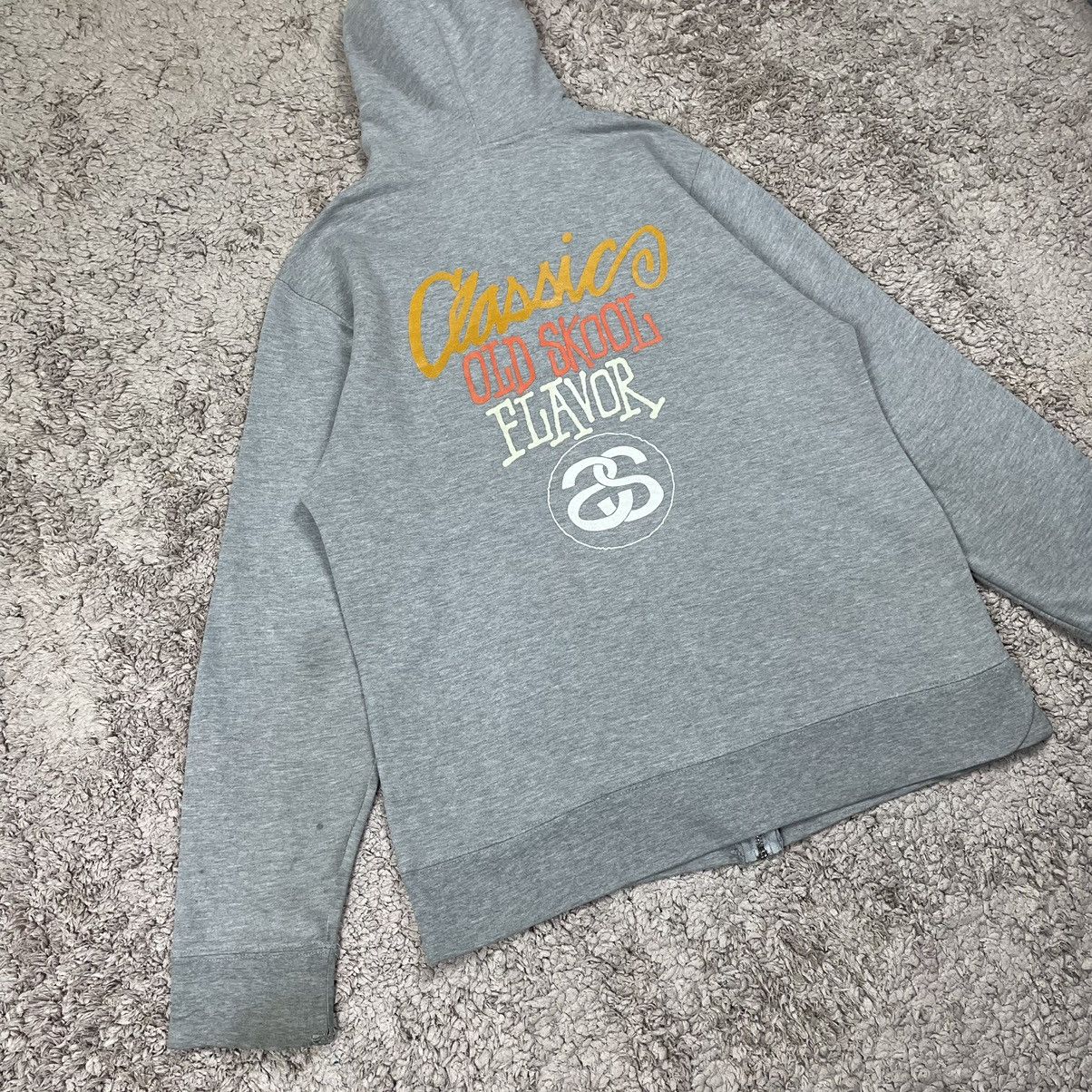 Japanese Brand Distress Stussy Oldskool Hoodie Sweatshirt Size US XL / EU 56 / 4 - 3 Thumbnail