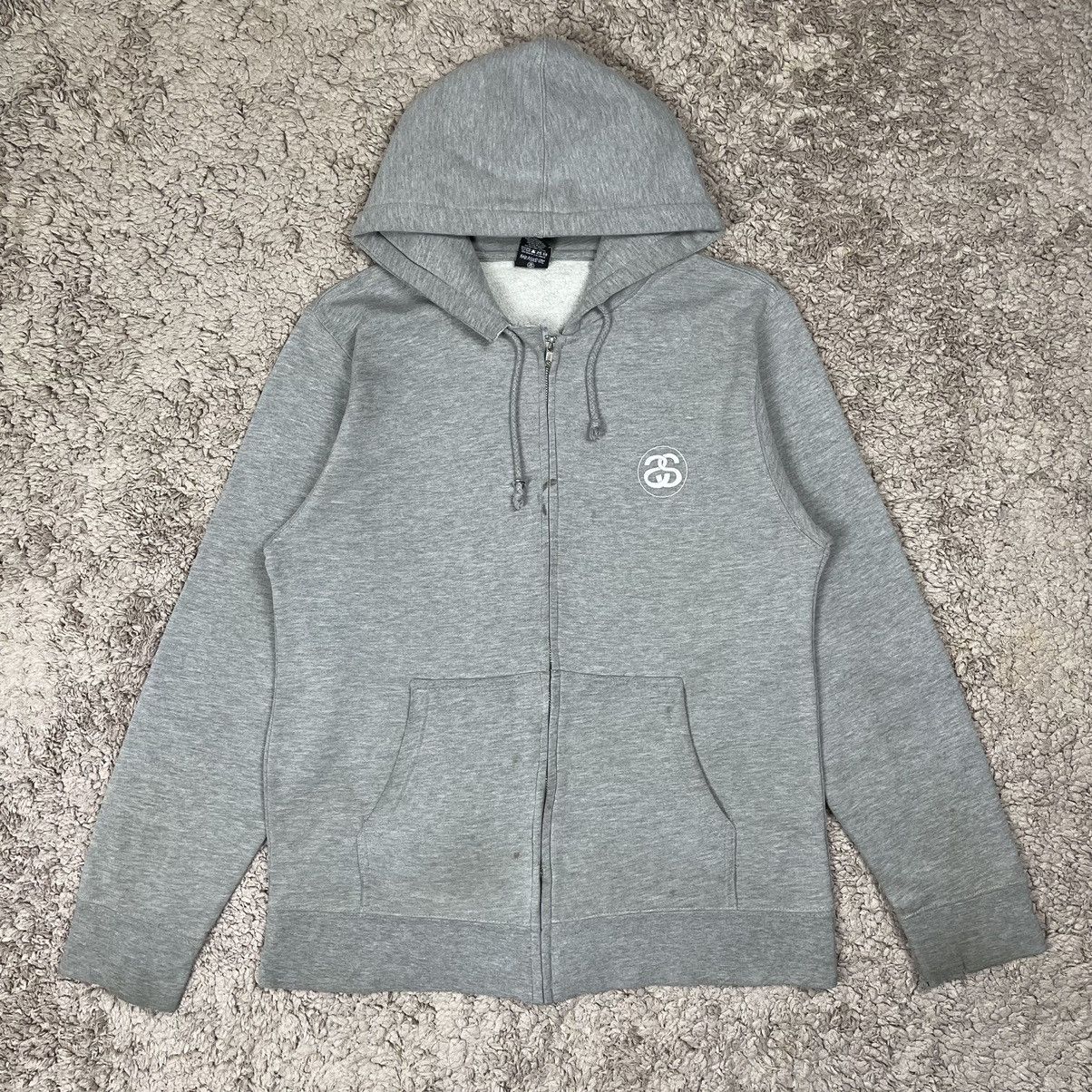 Japanese Brand Distress Stussy Oldskool Hoodie Sweatshirt Size US XL / EU 56 / 4 - 2 Thumbnail