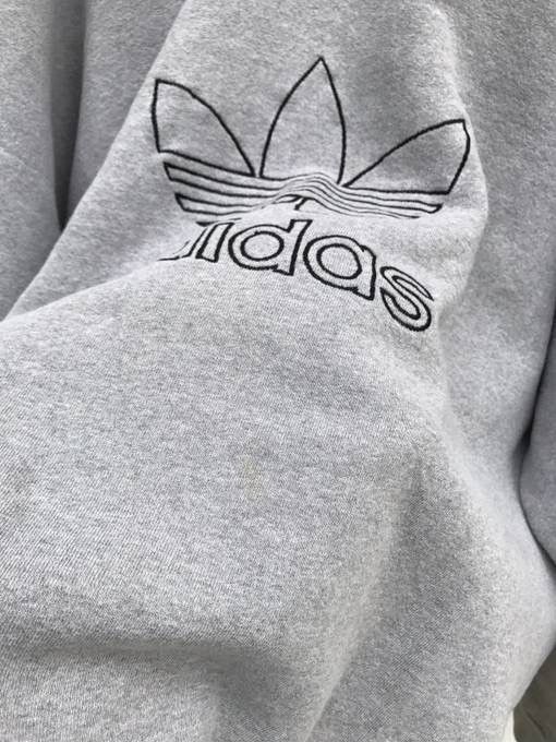 Adidas Adidas Big Logo Sweatshirt Vintage Streetwear Made in Usa Size US XL / EU 56 / 4 - 4 Thumbnail