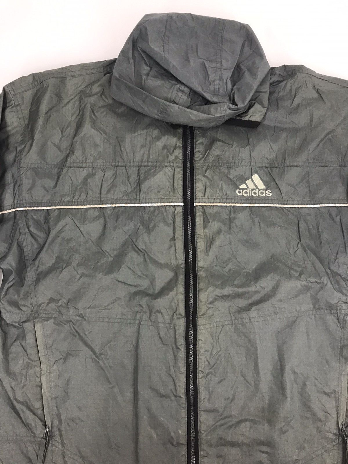 Adidas Vintage Adidas Sweater Jacket Style Design Sportswear Size US L / EU 52-54 / 3 - 3 Thumbnail