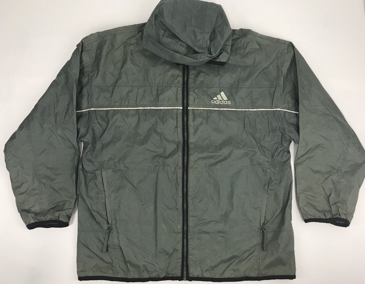 Adidas Vintage Adidas Sweater Jacket Style Design Sportswear Size US L / EU 52-54 / 3 - 1 Thumbnail