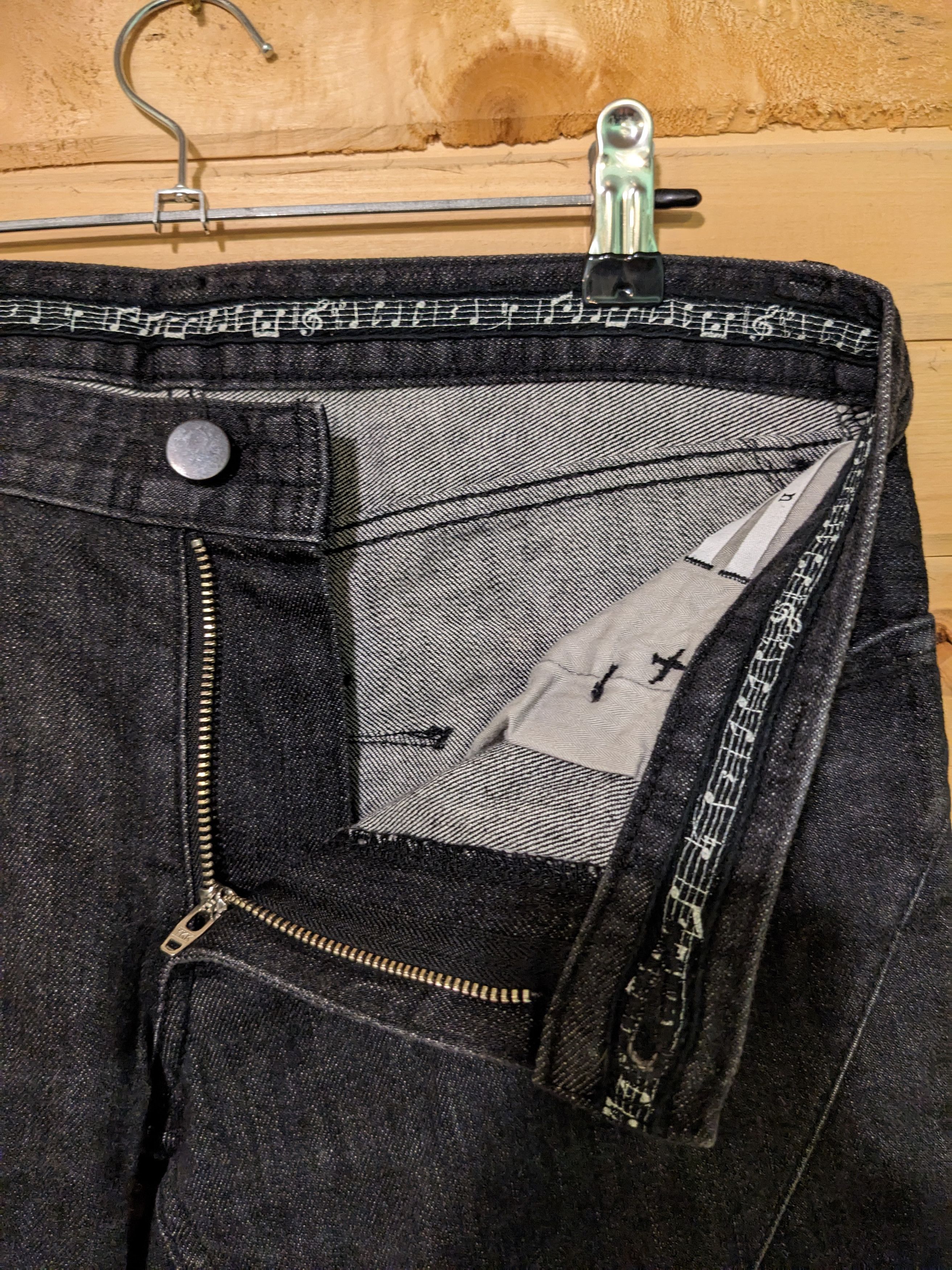 Number (N)ine Number (N)ine music note denim Size US 30 / EU 46 - 3 Thumbnail