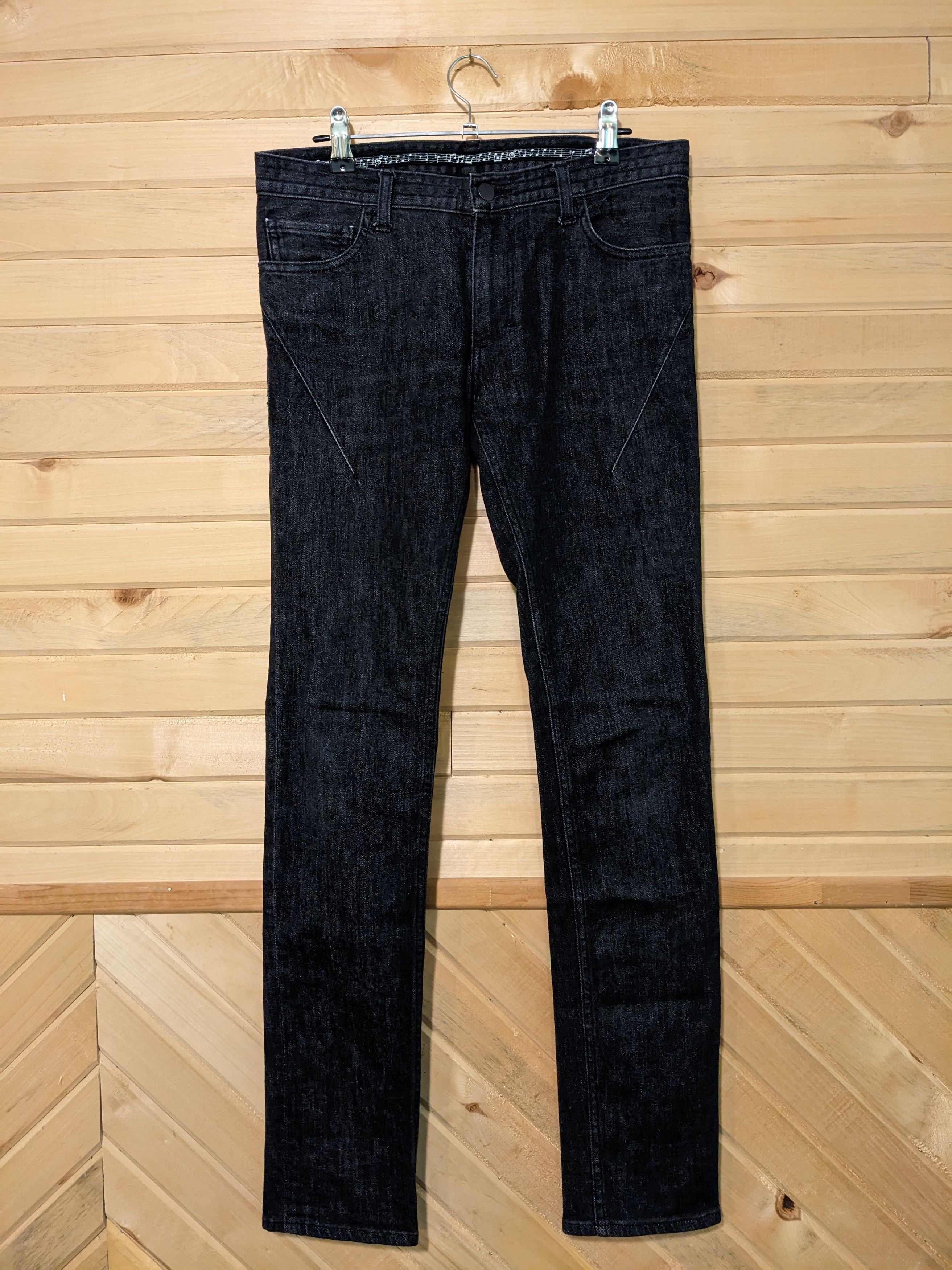 Number (N)ine Number Nine Music Note Darted Denim | Grailed