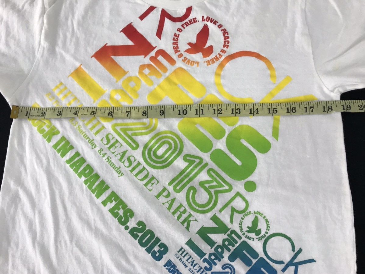 Band Tees Rock In Japan Festival 2013 Japanese Band Line Up Tee Size US M / EU 48-50 / 2 - 7 Thumbnail