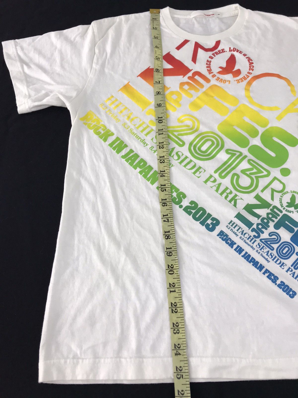 Band Tees Rock In Japan Festival 2013 Japanese Band Line Up Tee Size US M / EU 48-50 / 2 - 8 Thumbnail
