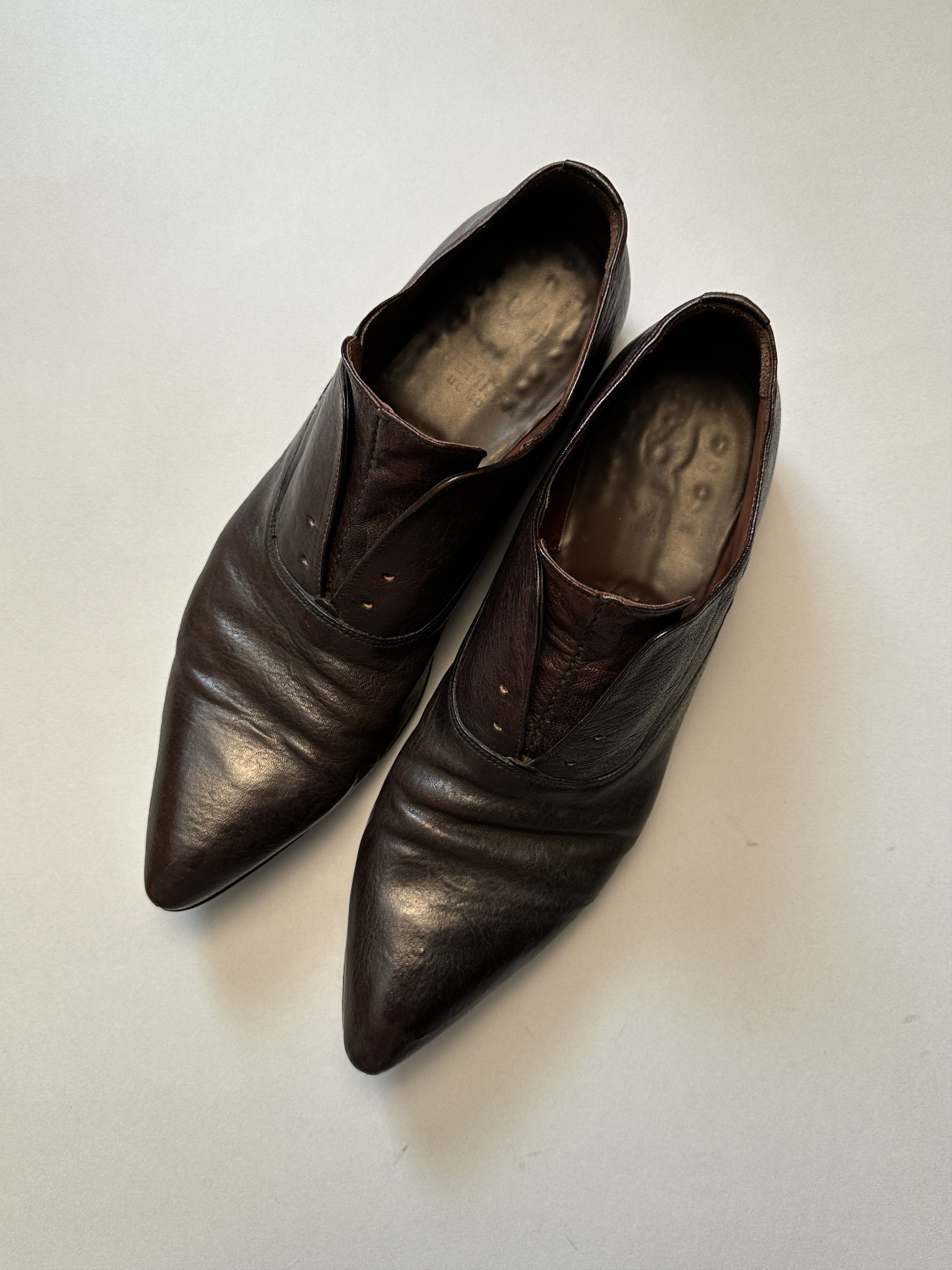 Premiata Premiata Laceless Derby Leather Shoes Size US 10.5 / EU 43-44 - 2 Thumbnail