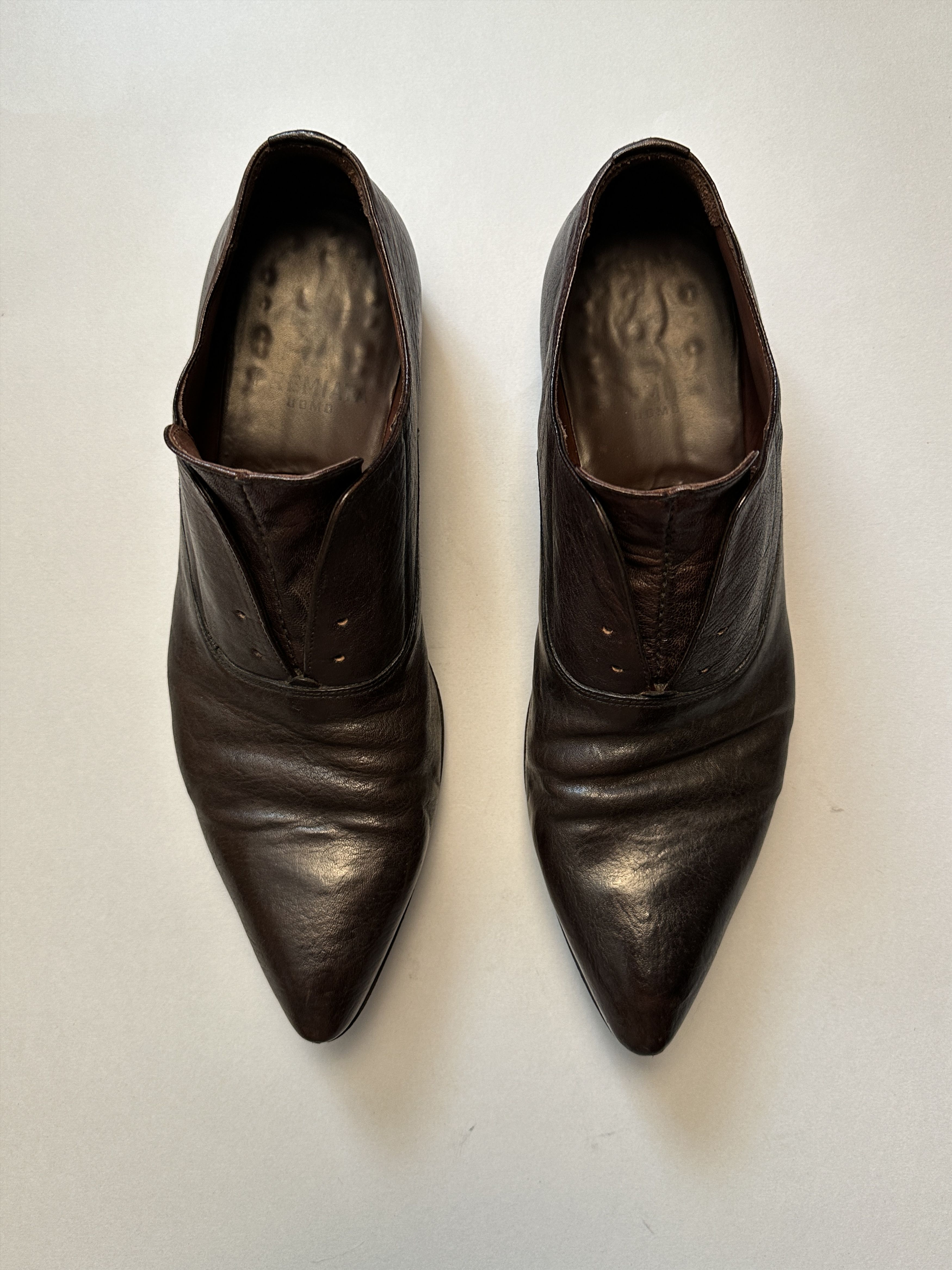 Premiata Premiata Laceless Derby Leather Shoes Size US 10.5 / EU 43-44 - 4 Thumbnail