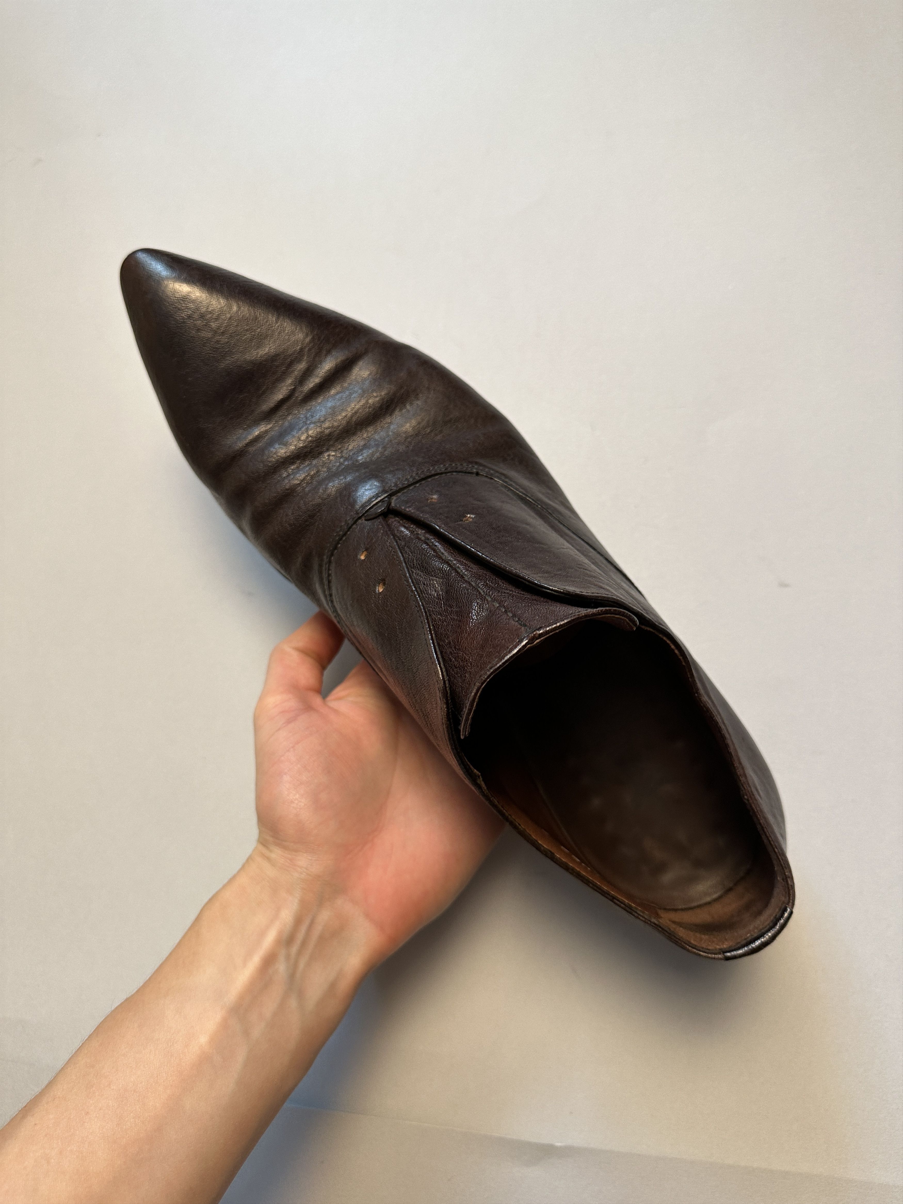 Premiata Premiata Laceless Derby Leather Shoes Size US 10.5 / EU 43-44 - 7 Thumbnail
