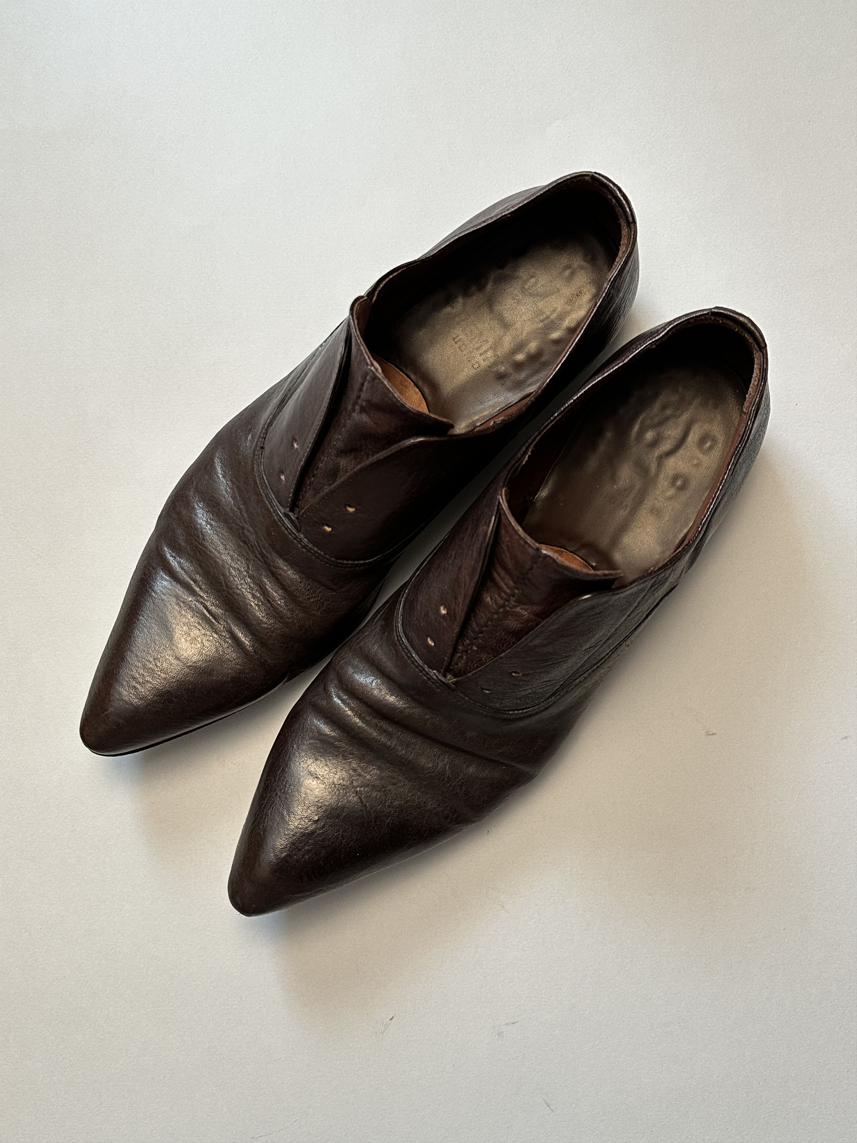 Premiata Premiata Laceless Derby Leather Shoes Size US 10.5 / EU 43-44 - 3 Thumbnail