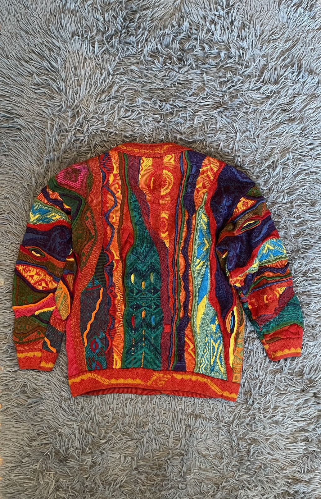 Coogi × Vintage Aklanda Australia 90s vintage Coogi style cable knit sweater Size M / US 6-8 / IT 42-44 - 14 Thumbnail