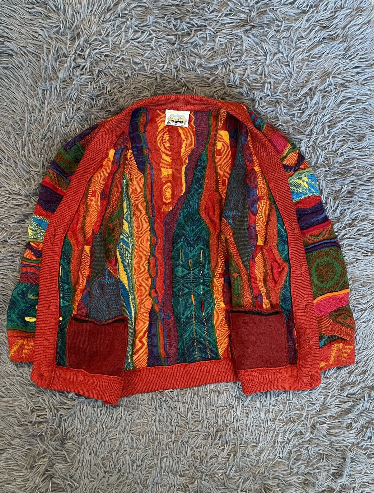 Coogi × Vintage Aklanda Australia 90s vintage Coogi style cable knit sweater Size M / US 6-8 / IT 42-44 - 4 Thumbnail