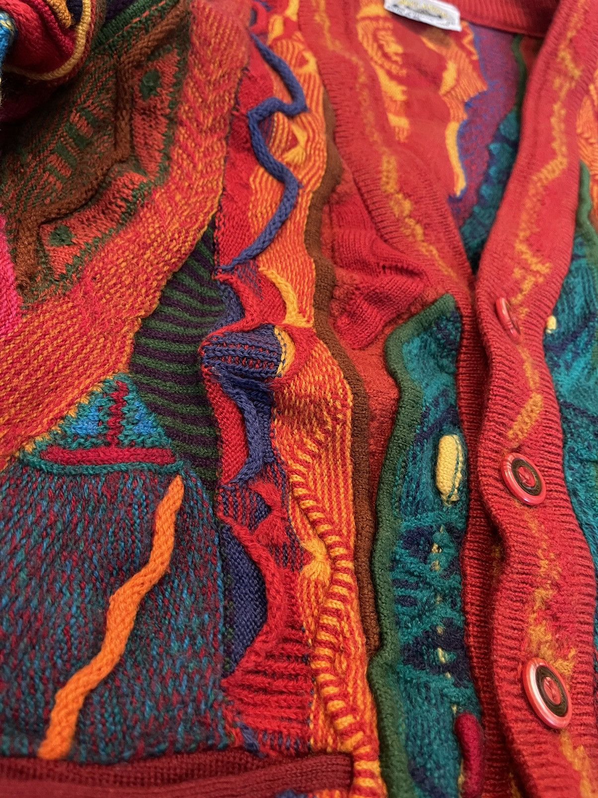 Coogi × Vintage Aklanda Australia 90s vintage Coogi style cable knit sweater Size M / US 6-8 / IT 42-44 - 11 Thumbnail