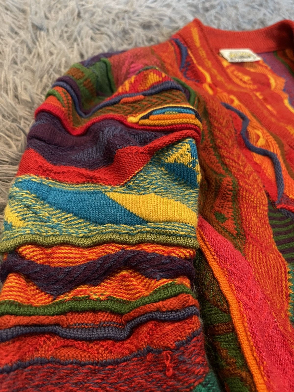 Coogi × Vintage Aklanda Australia 90s vintage Coogi style cable knit sweater Size M / US 6-8 / IT 42-44 - 12 Thumbnail