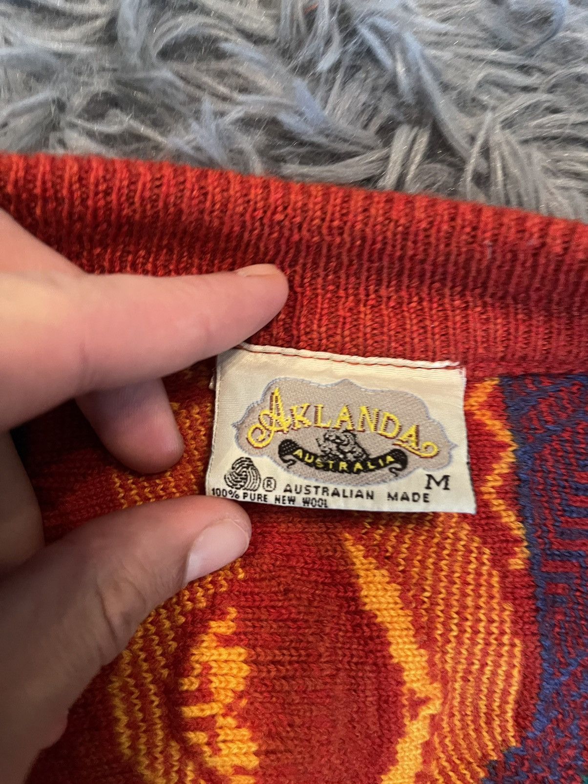 Coogi × Vintage Aklanda Australia 90s vintage Coogi style cable knit sweater Size M / US 6-8 / IT 42-44 - 7 Thumbnail