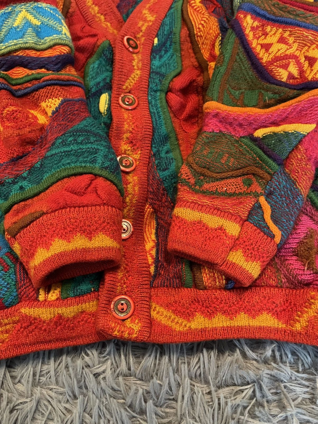 Coogi × Vintage Aklanda Australia 90s vintage Coogi style cable knit sweater Size M / US 6-8 / IT 42-44 - 13 Thumbnail