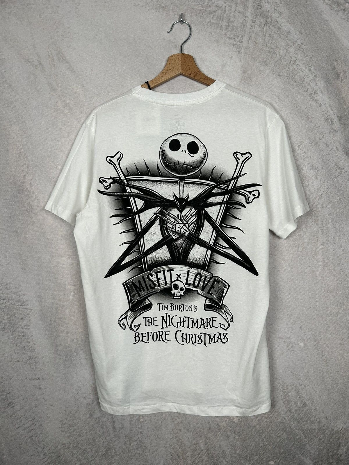 Anime Nightmare Before Christmas Graphic Tee New Streetwear Size US M / EU 48-50 / 2 - 1 Thumbnail