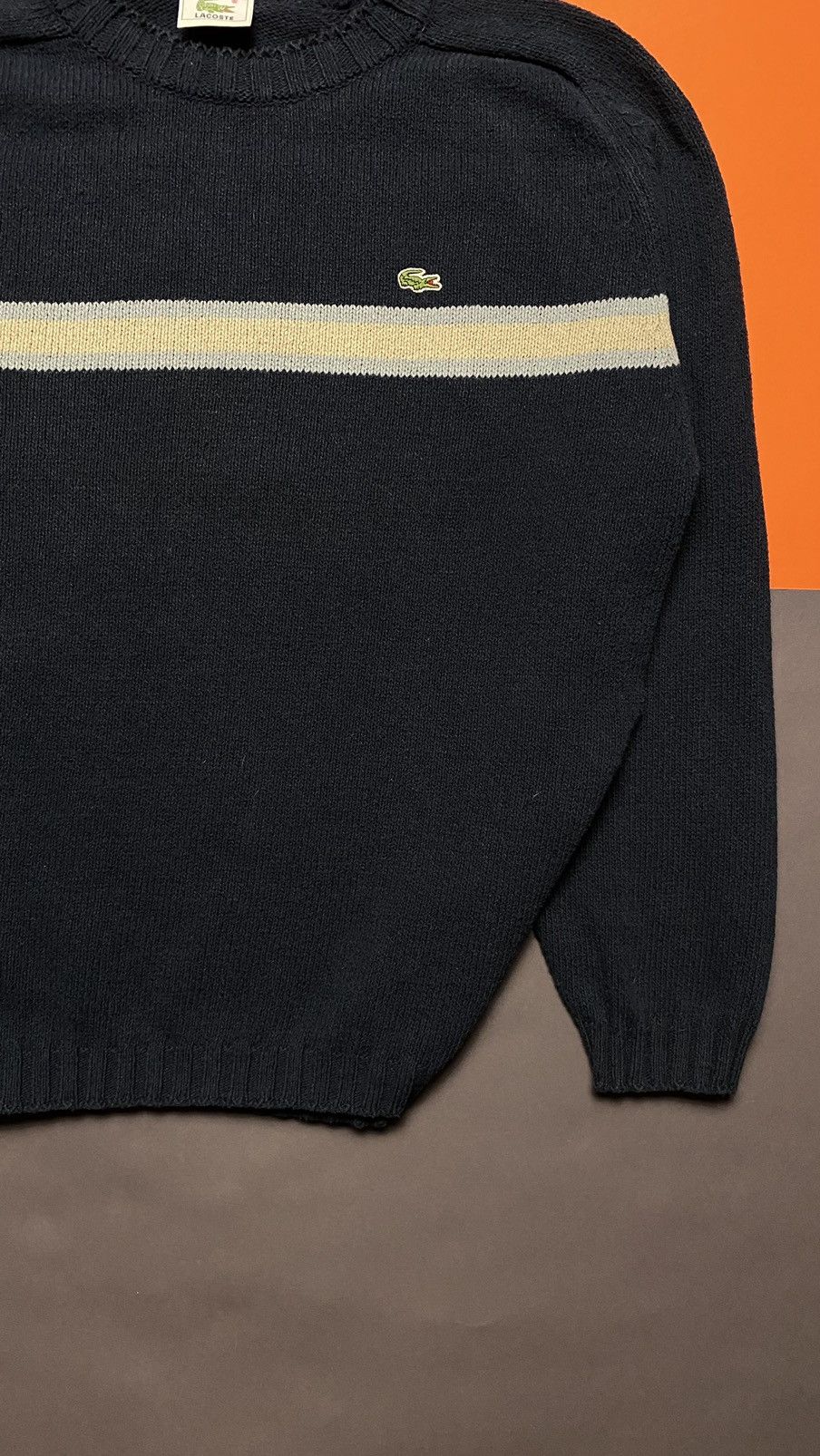 Lacoste × Vintage Vintage LACOSTE Sweater size : L-XL Size US XL / EU 56 / 4 - 3 Thumbnail