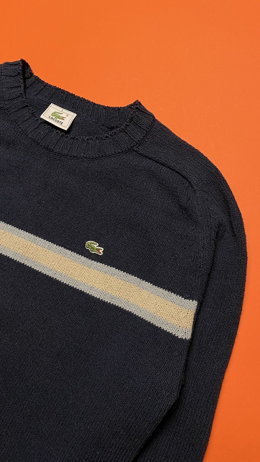 Lacoste × Vintage Vintage LACOSTE Sweater size : L-XL Size US XL / EU 56 / 4 - 7 Thumbnail