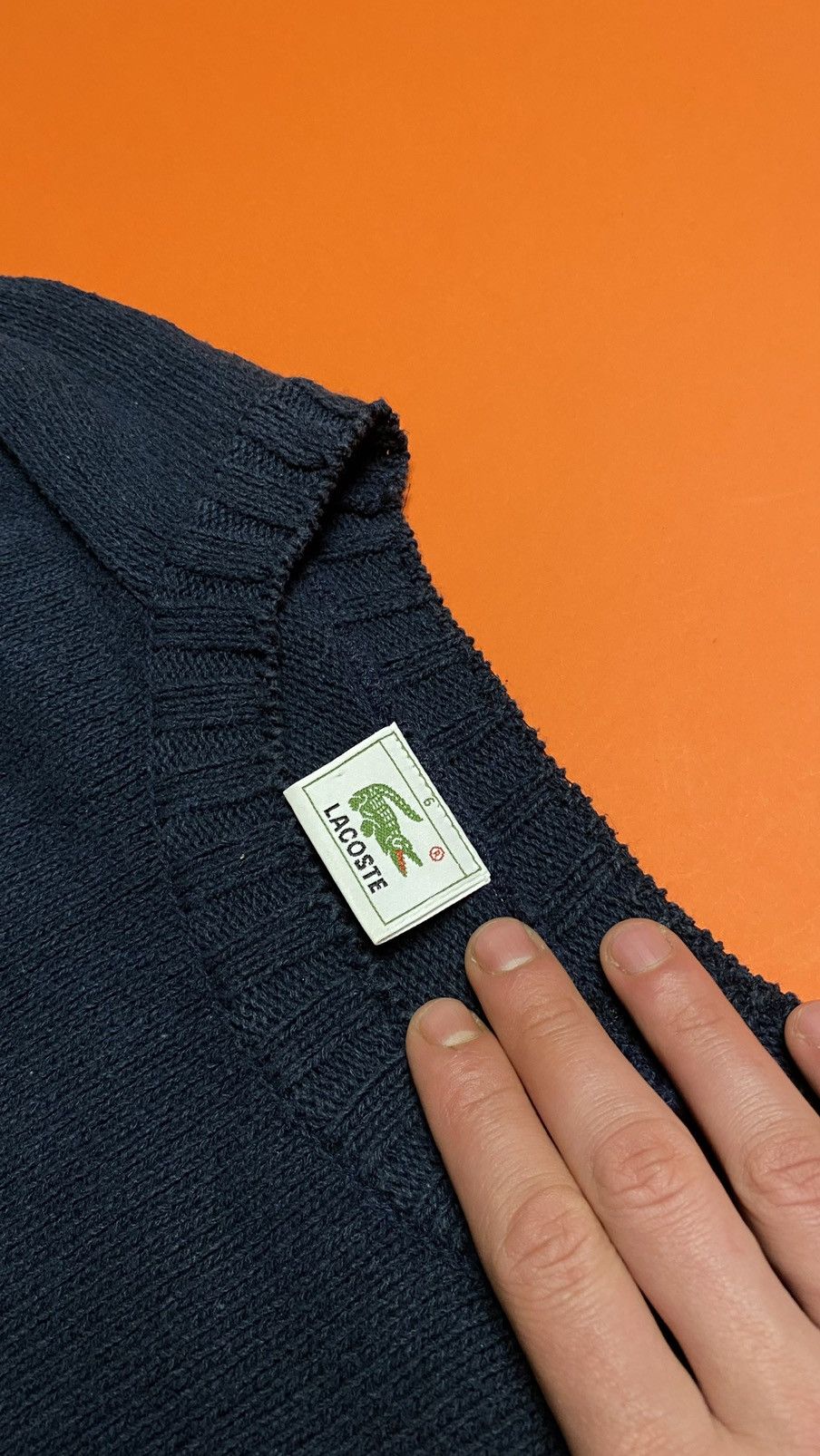 Lacoste × Vintage Vintage LACOSTE Sweater size : L-XL Size US XL / EU 56 / 4 - 6 Thumbnail