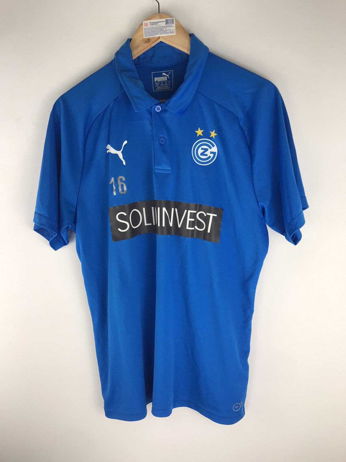 Puma GRASSHOPPER CLUB ZÜRICH FC,PUMA,SOCCER JERSEY,SHIRT,SIZE M Size US M / EU 48-50 / 2 - 1 Thumbnail