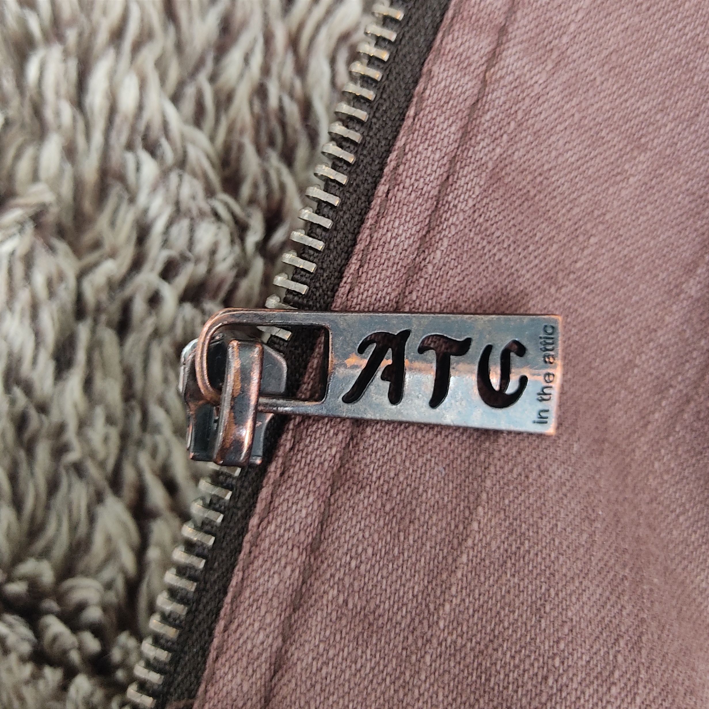 In The Attic In The Attic Asymmetric Breasted Zipper Sherpa Jacket Size US M / EU 48-50 / 2 - 9 Thumbnail