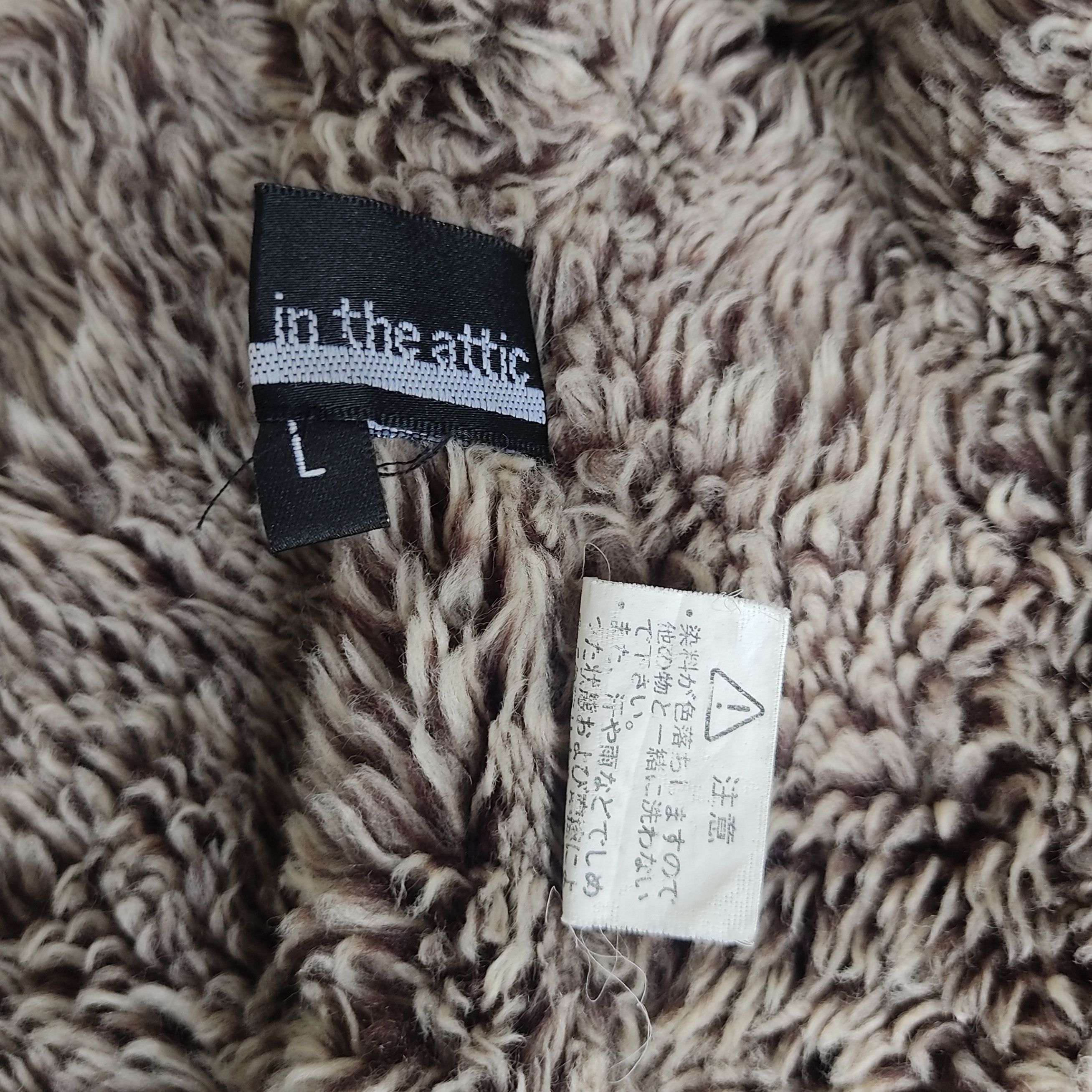 In The Attic In The Attic Asymmetric Breasted Zipper Sherpa Jacket Size US M / EU 48-50 / 2 - 8 Thumbnail