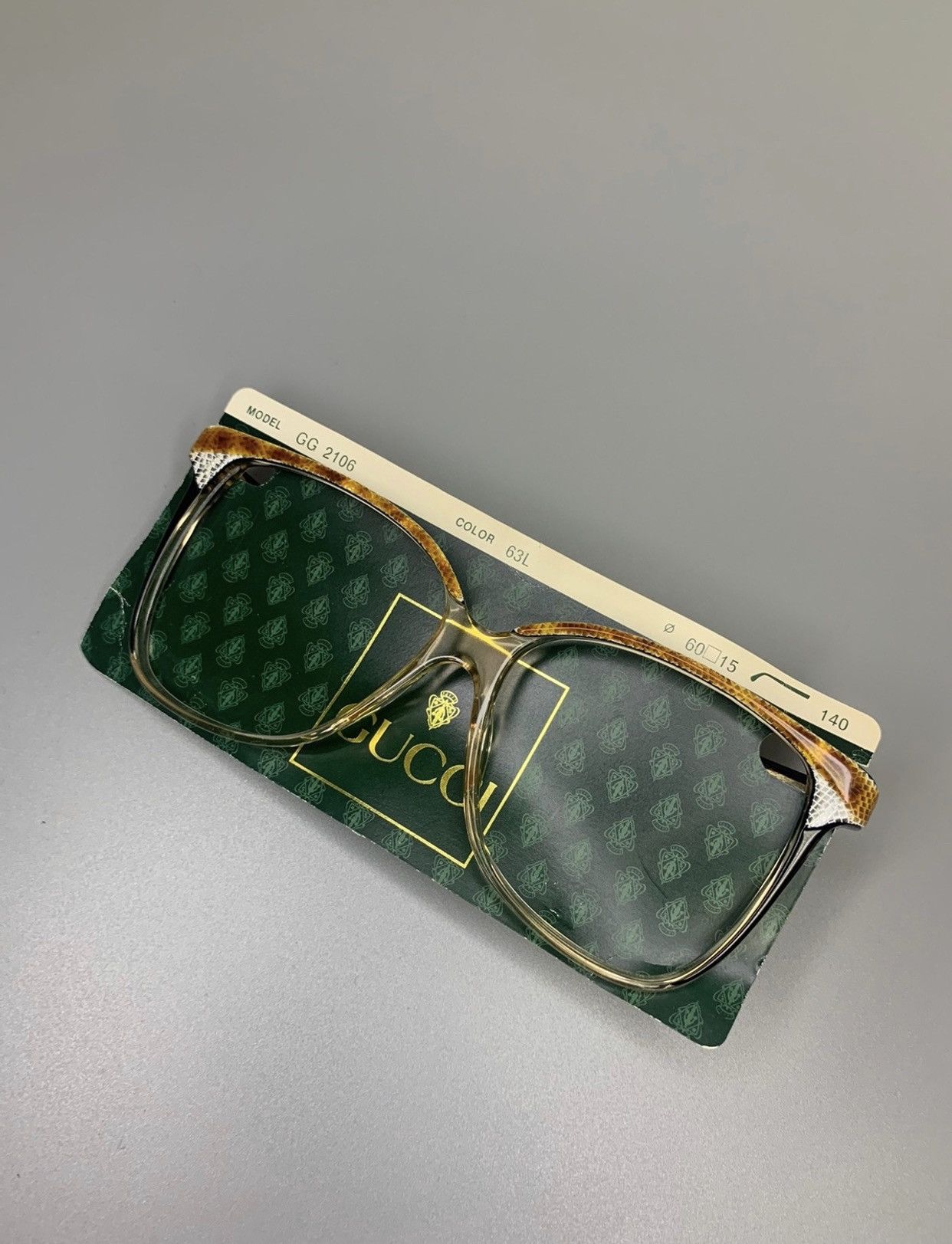 Gucci Gucci Vintage 70’s gold glasses frame Size ONE SIZE - 2 Thumbnail