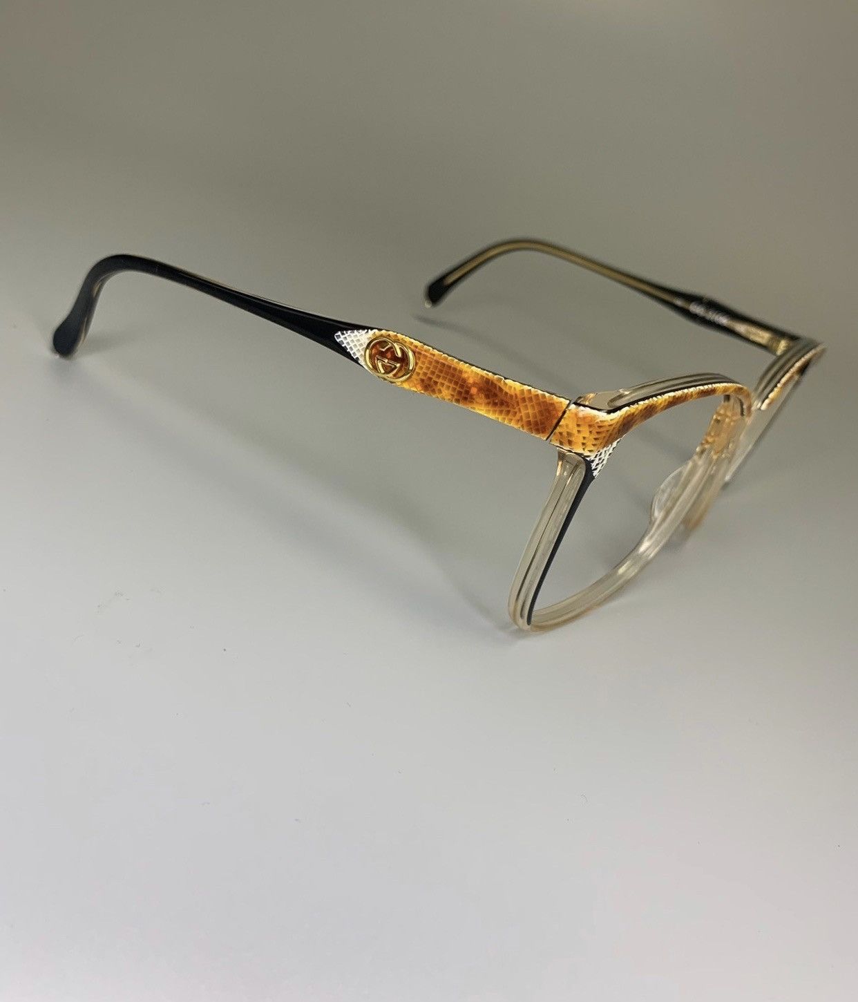 Gucci Gucci Vintage 70’s gold glasses frame Size ONE SIZE - 1 Thumbnail