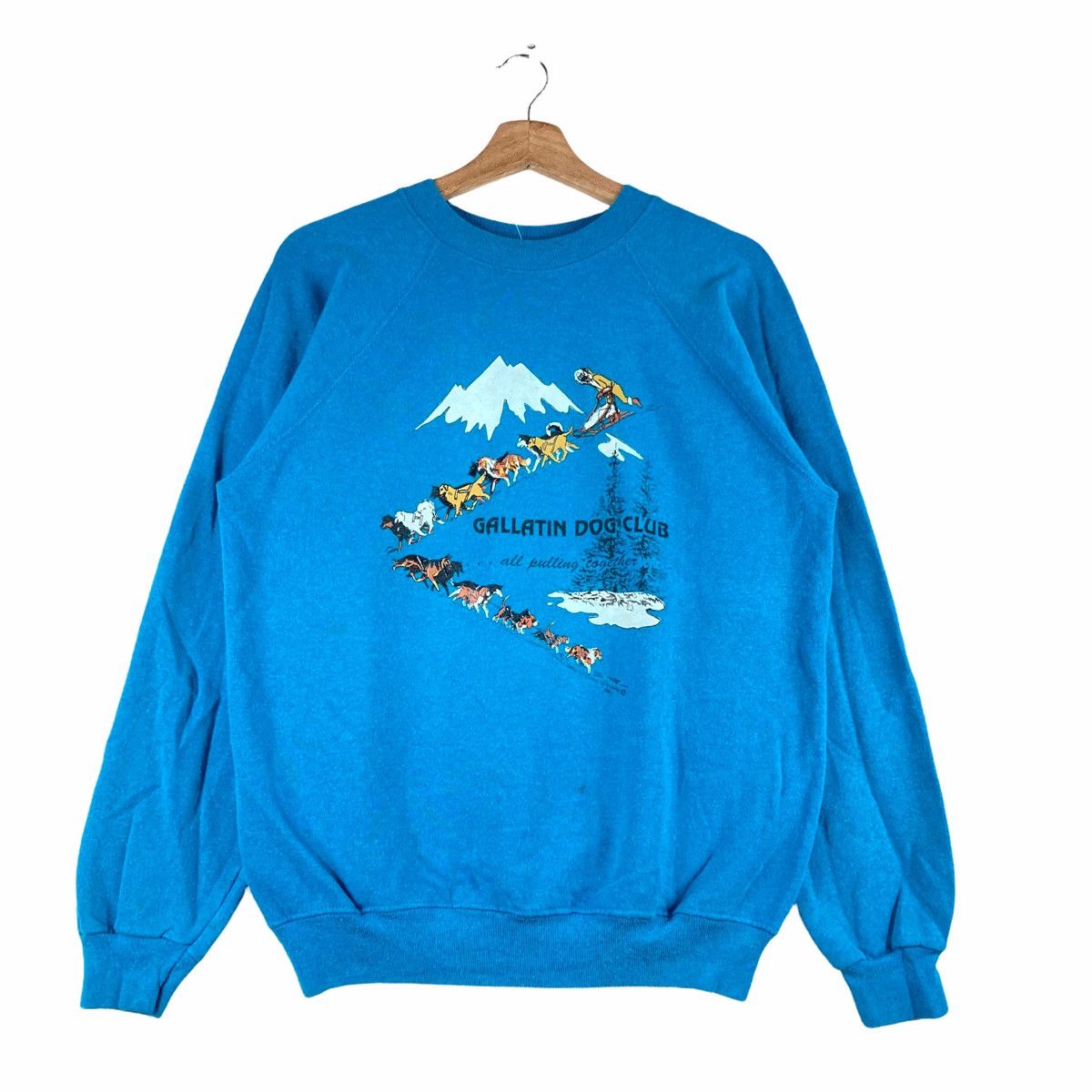 Other Vintage SWEATSHIRT GALLATIN DOG Club pullover jumper Size US L / EU 52-54 / 3 - 1 Thumbnail