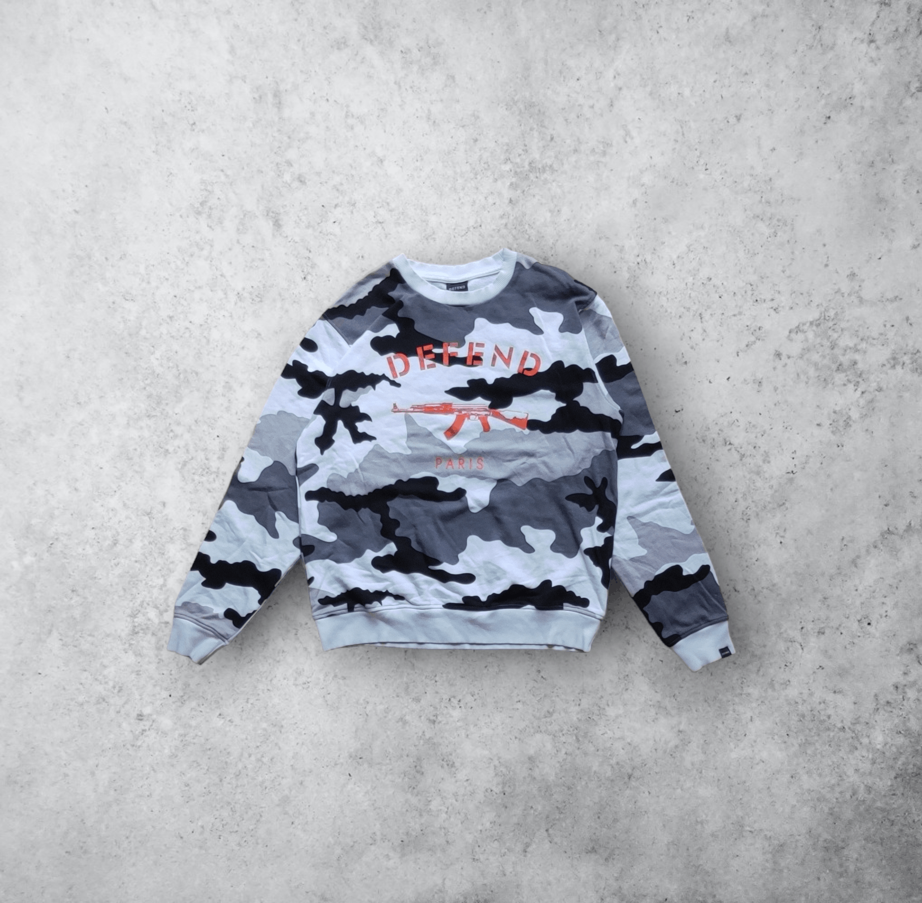 Sweat Defend Paris - Milice Hooligan France - Noir Taille XL - Neuf Coton Made In France