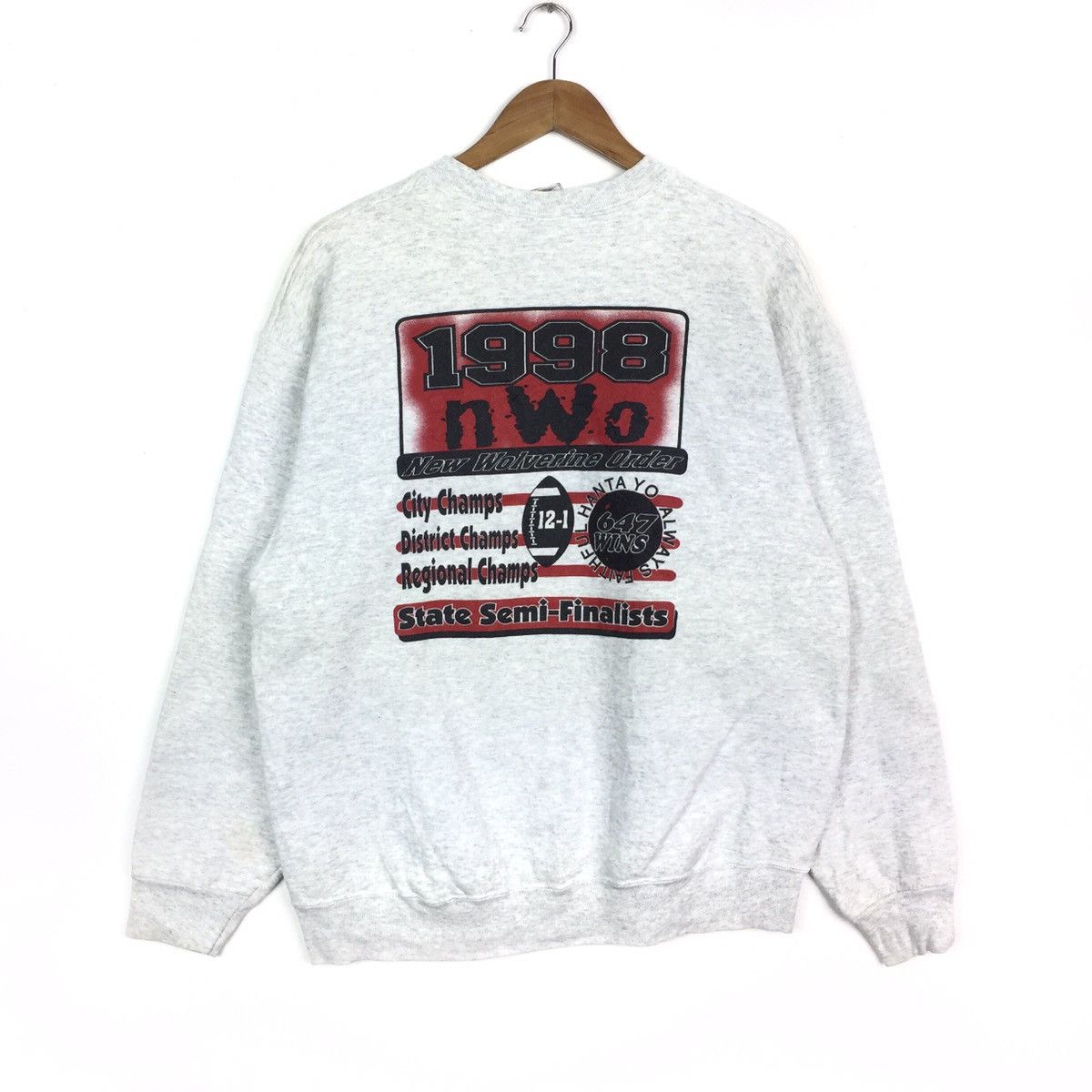 Vintage Vintage wolverine football sweatshirt Casual Jumper Size US XL / EU 56 / 4 - 6 Thumbnail