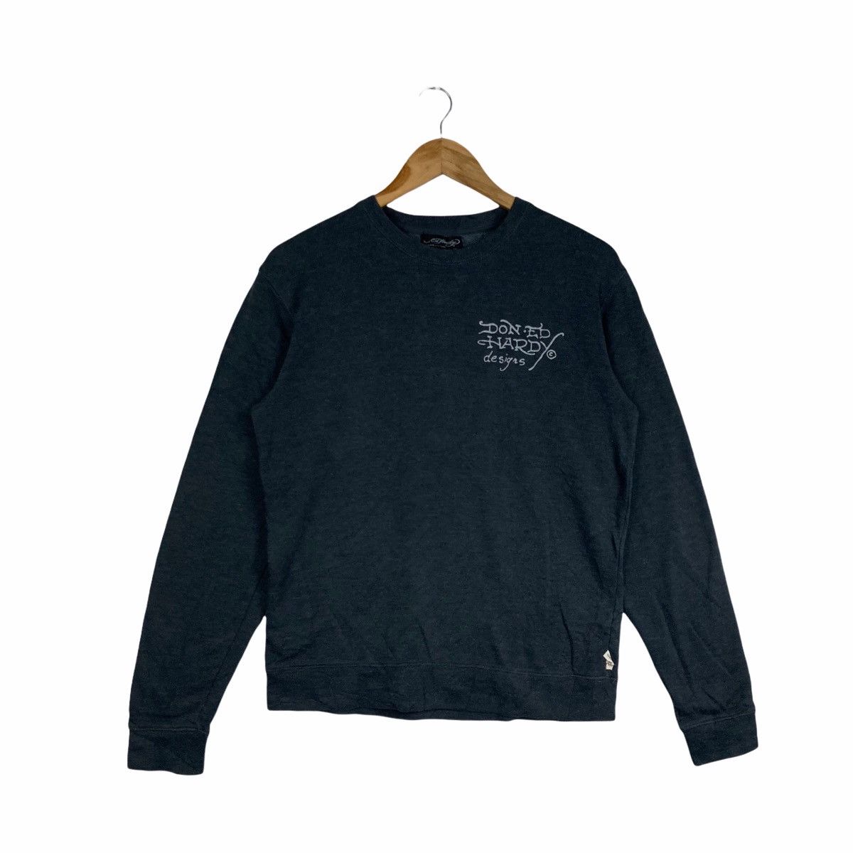 Ed Hardy Vintage ED HARDY Long sleeve Casual Jumper Pullover Size US M / EU 48-50 / 2 - 2 Thumbnail