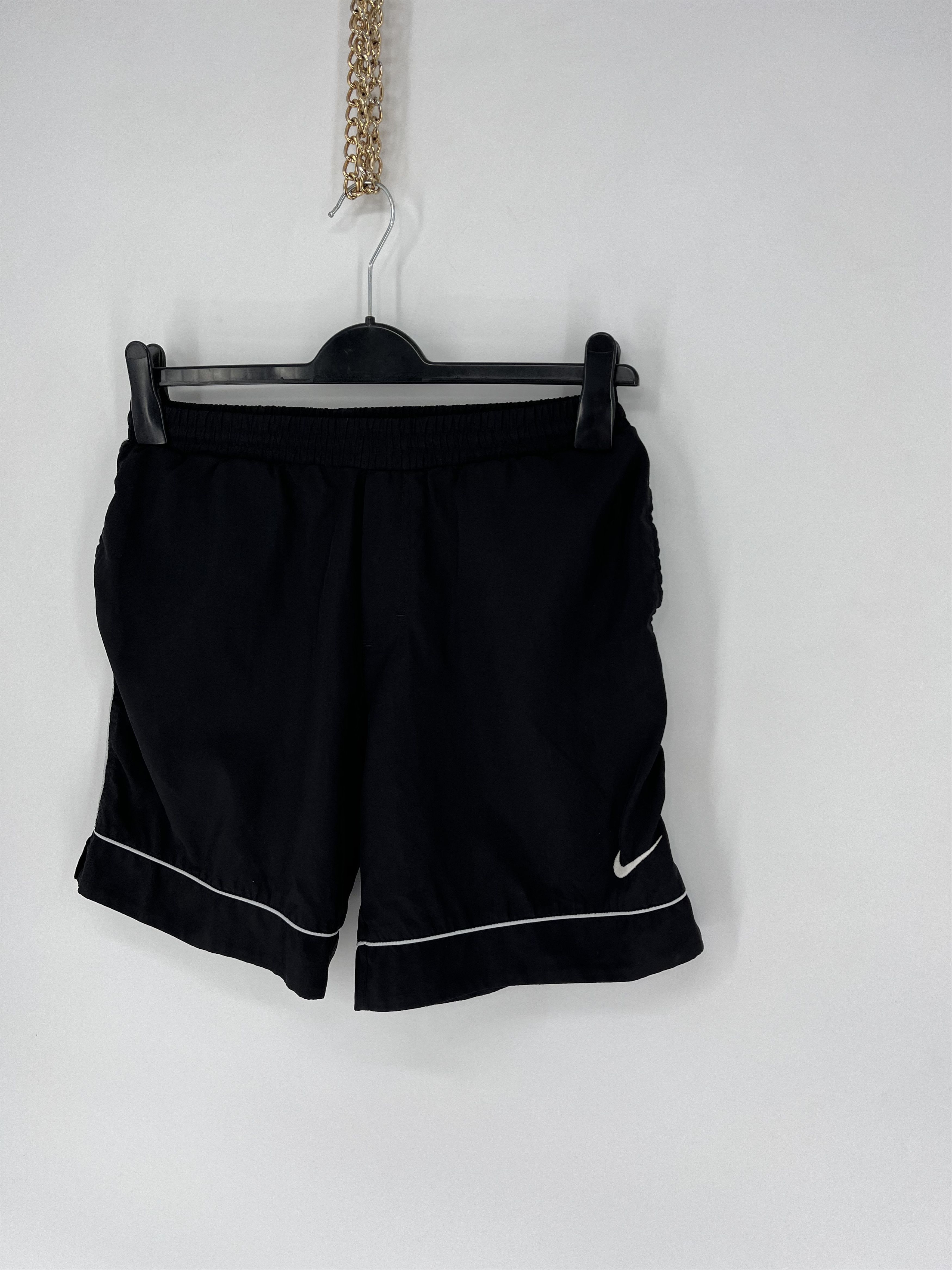 Nike × Vintage 90s Vintage Nike Swoosh Logo Shorts Travis Style Size US 34 / EU 50 - 4 Thumbnail