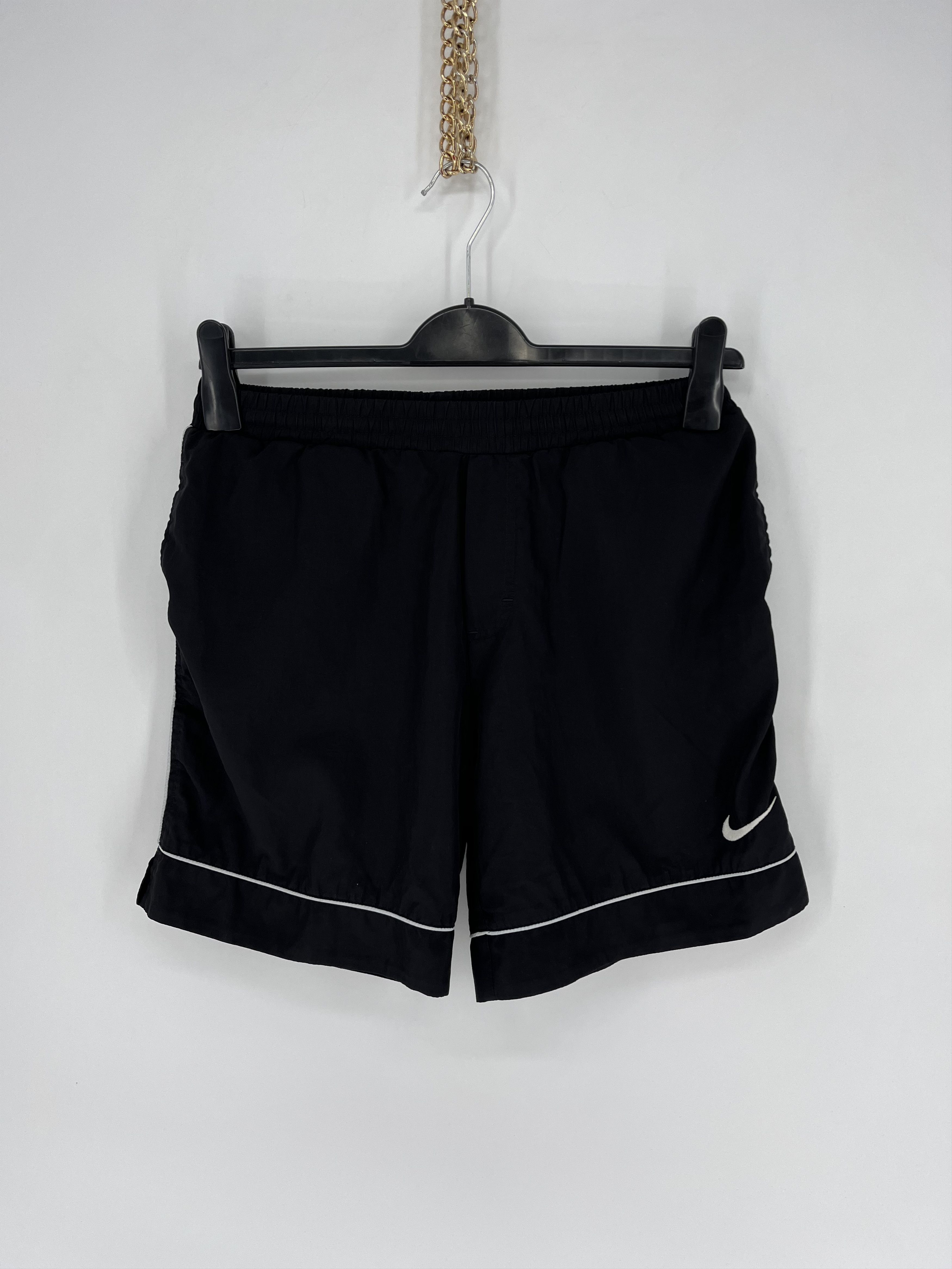 Nike × Vintage 90s Vintage Nike Swoosh Logo Shorts Travis Style Size US 34 / EU 50 - 1 Thumbnail