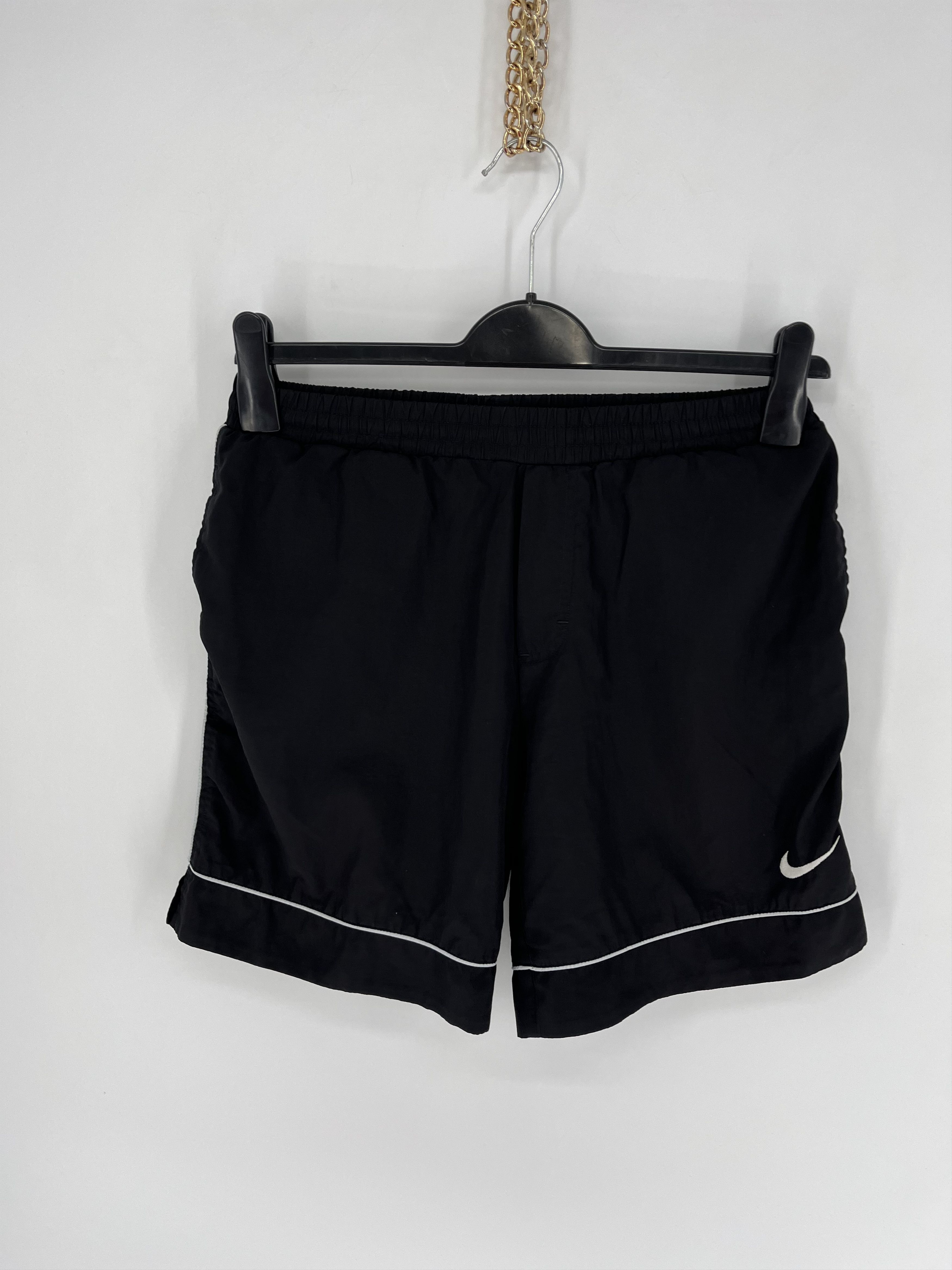 Nike × Vintage 90s Vintage Nike Swoosh Logo Shorts Travis Style Size US 34 / EU 50 - 5 Thumbnail