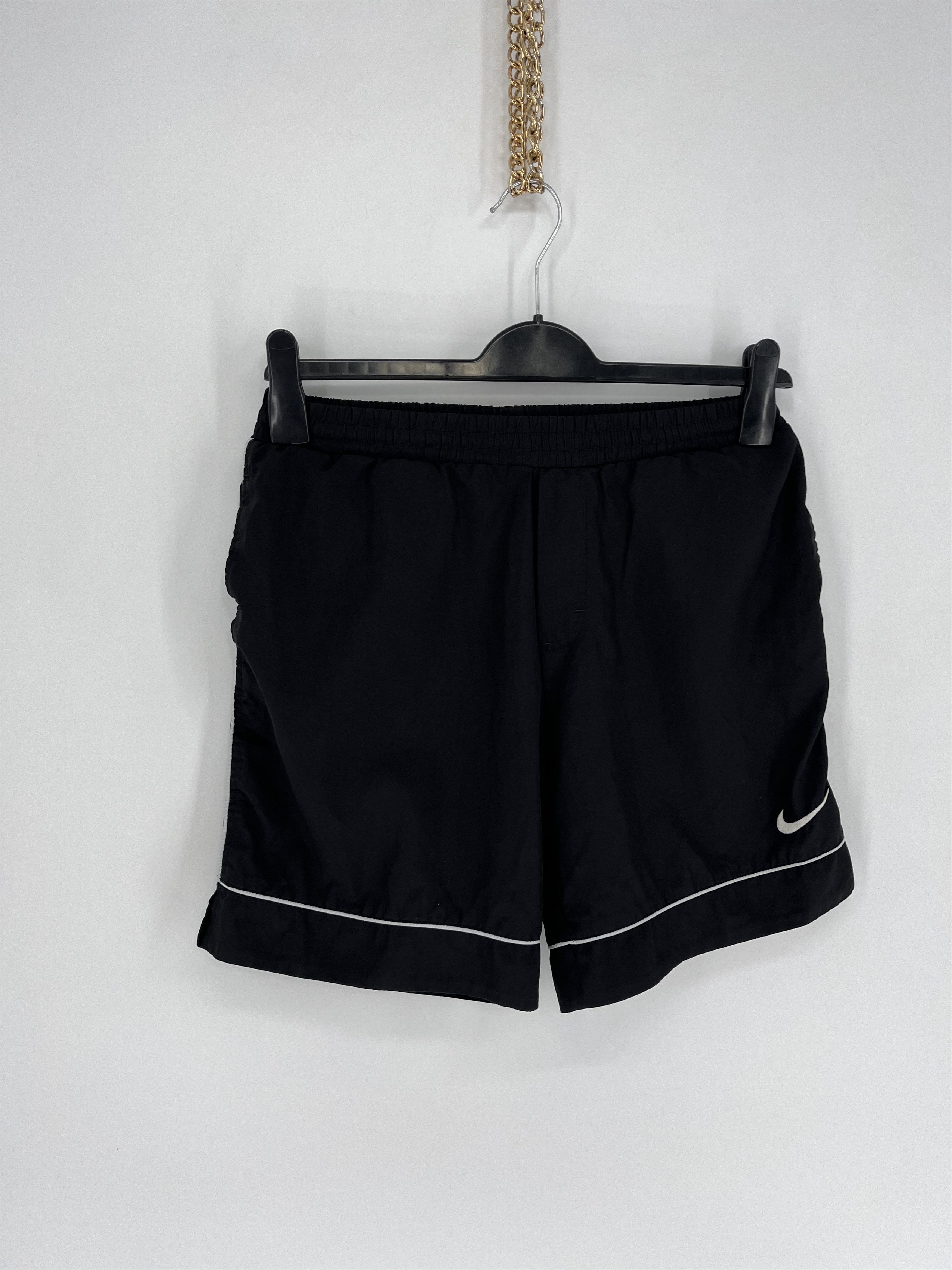 Nike × Vintage 90s Vintage Nike Swoosh Logo Shorts Travis Style Size US 34 / EU 50 - 2 Thumbnail