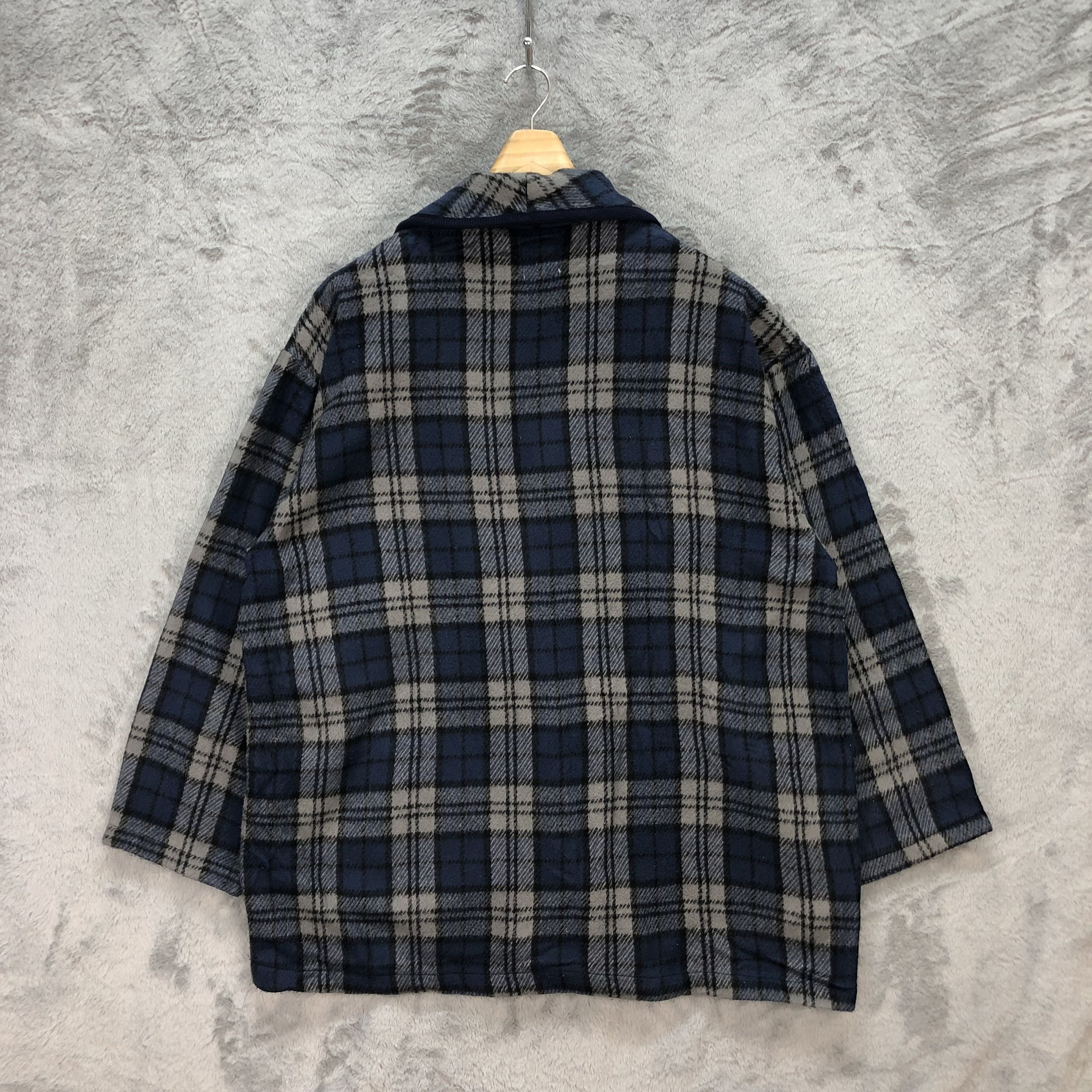 Pierre Balmain Vent Vert Pierre Balmain Tartan Coat #5919-213 Size US L / EU 52-54 / 3 - 11 Thumbnail