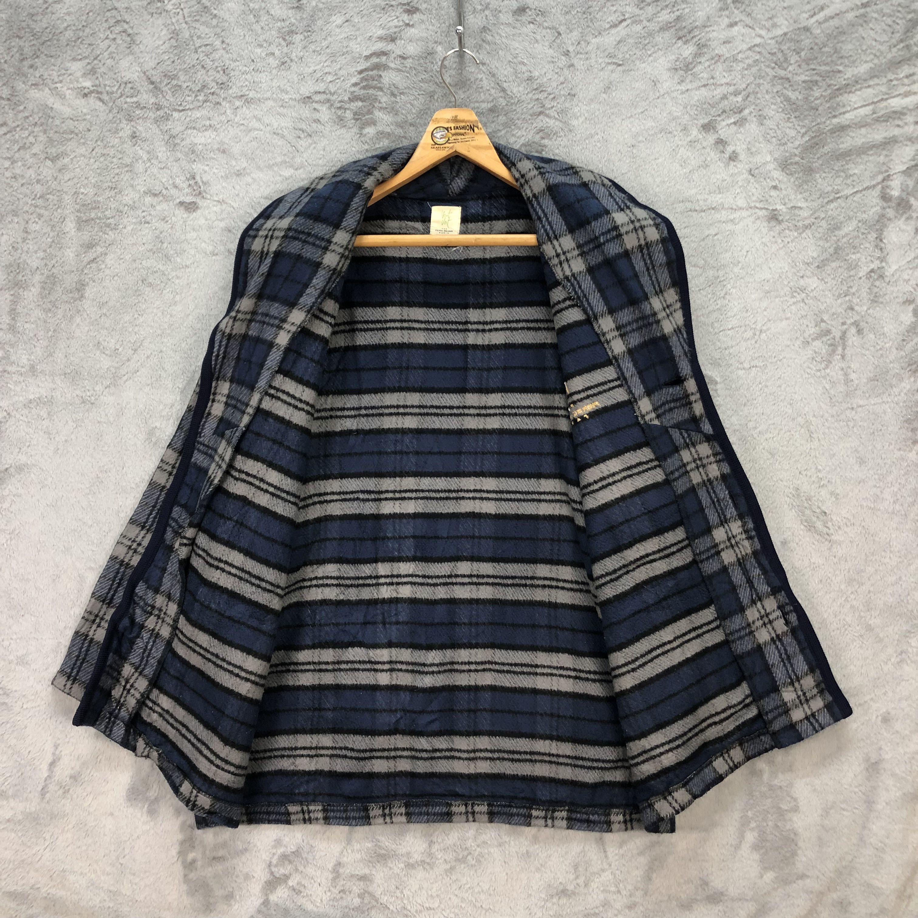 Pierre Balmain Vent Vert Pierre Balmain Tartan Coat #5919-213 Size US L / EU 52-54 / 3 - 7 Thumbnail