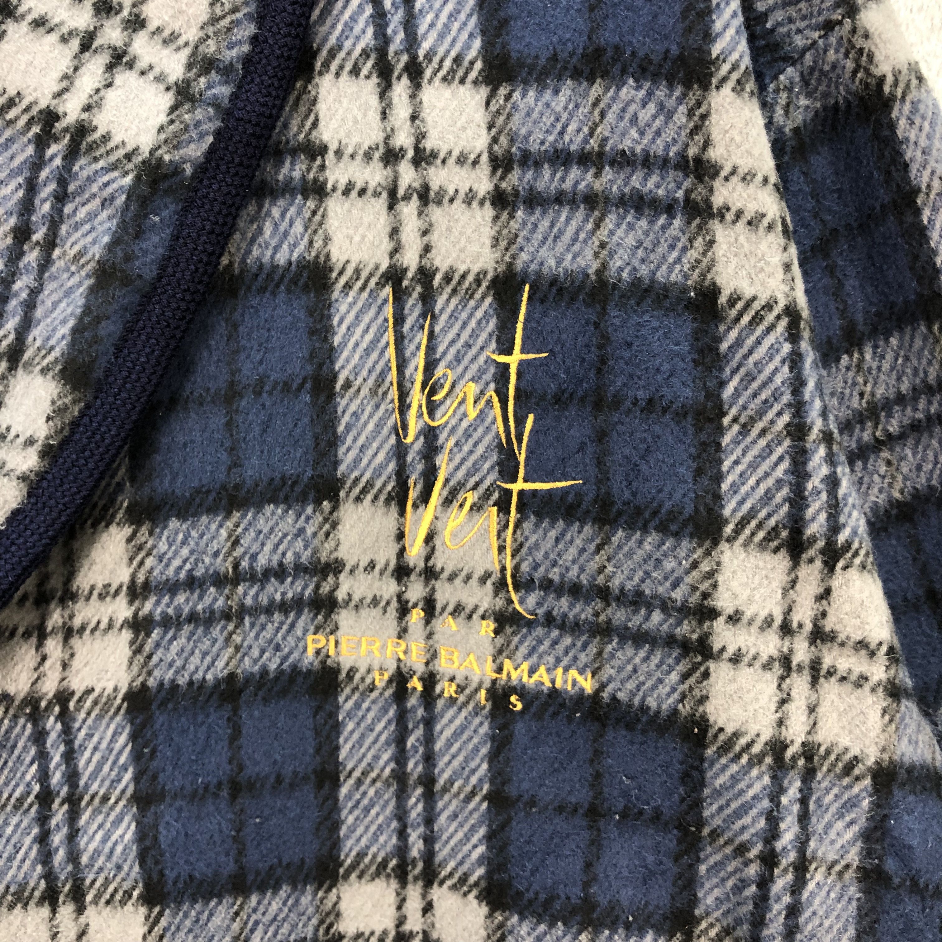 Pierre Balmain Vent Vert Pierre Balmain Tartan Coat #5919-213 Size US L / EU 52-54 / 3 - 3 Thumbnail