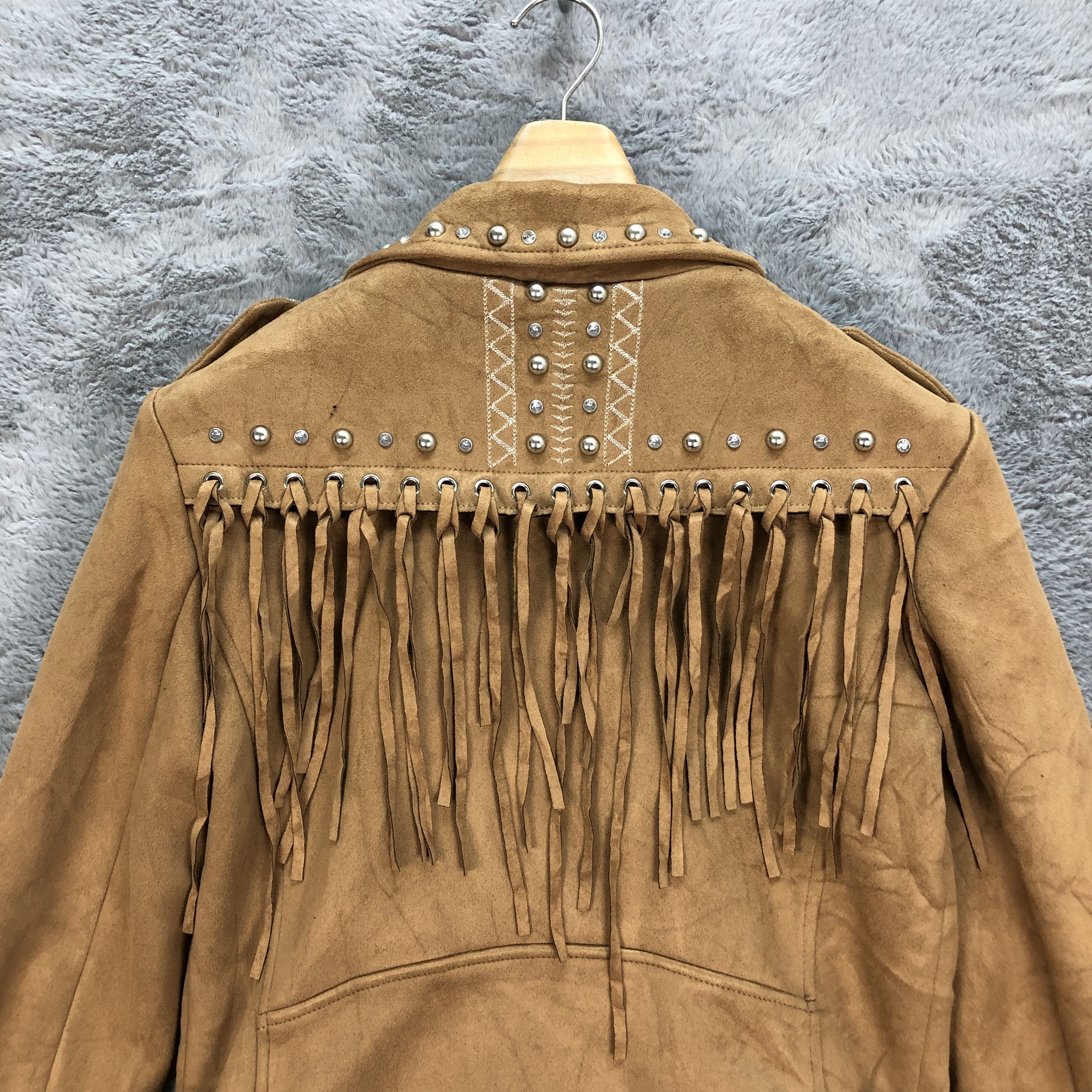 Zara Zara Cropped Jacket /Western Jacket / Cowboy Jacket #6342-63 Size S / US 4 / IT 40 - 10 Thumbnail