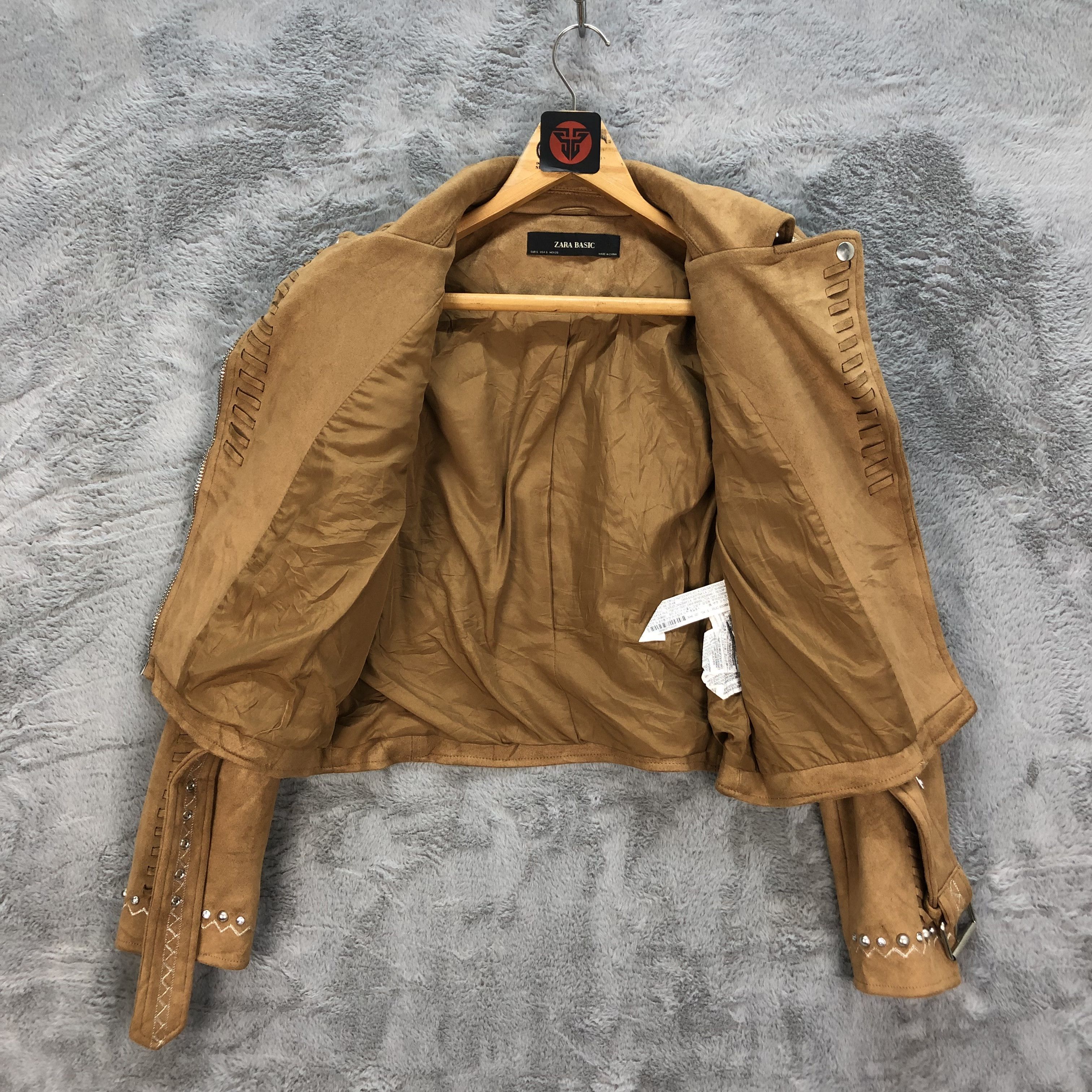Zara Zara Cropped Jacket /Western Jacket / Cowboy Jacket #6342-63 Size S / US 4 / IT 40 - 6 Thumbnail