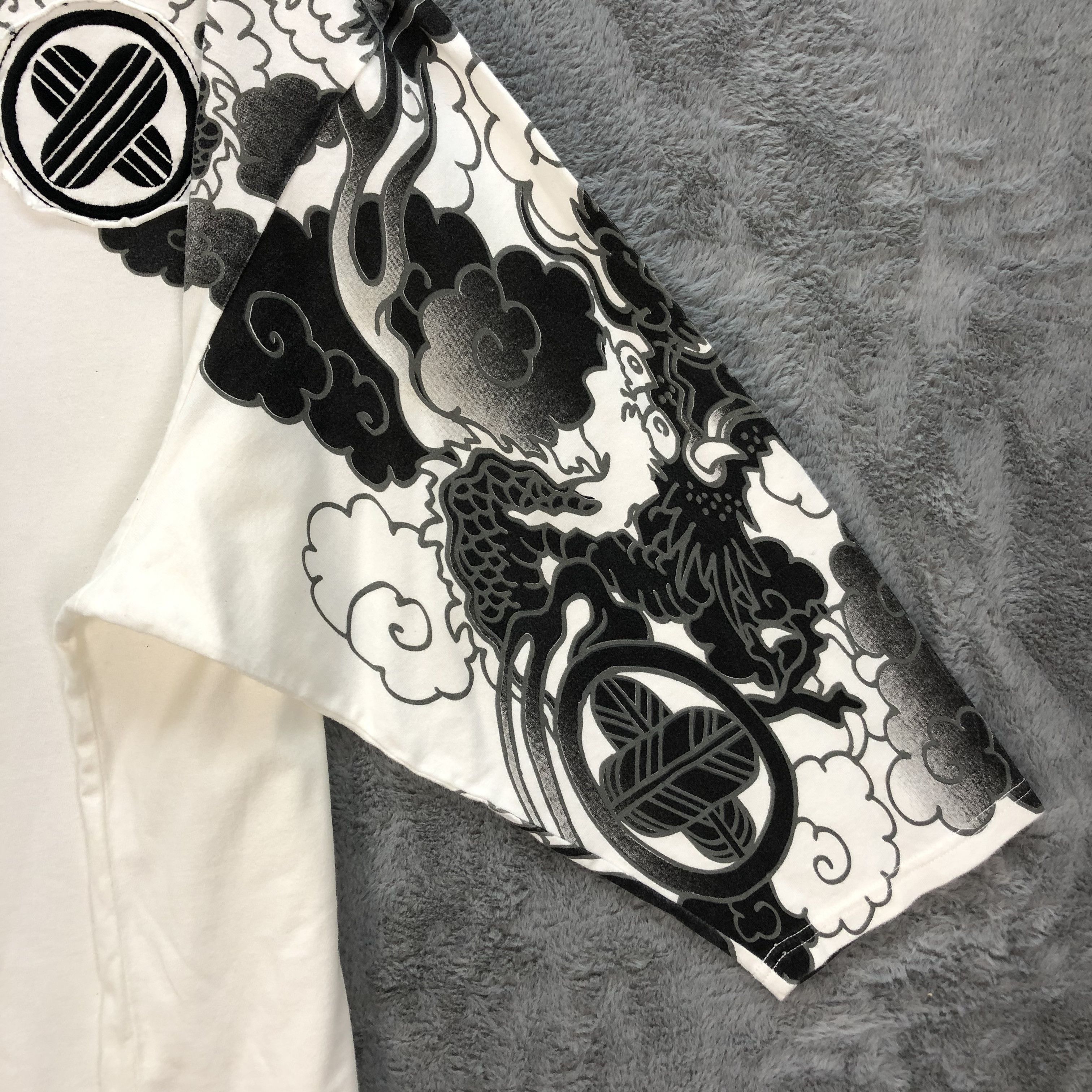 Japanese Brand Japanased Legendary Dragon Quarter Sleeve Tees #6361-61 Size US XXL / EU 58 / 5 - 8 Thumbnail