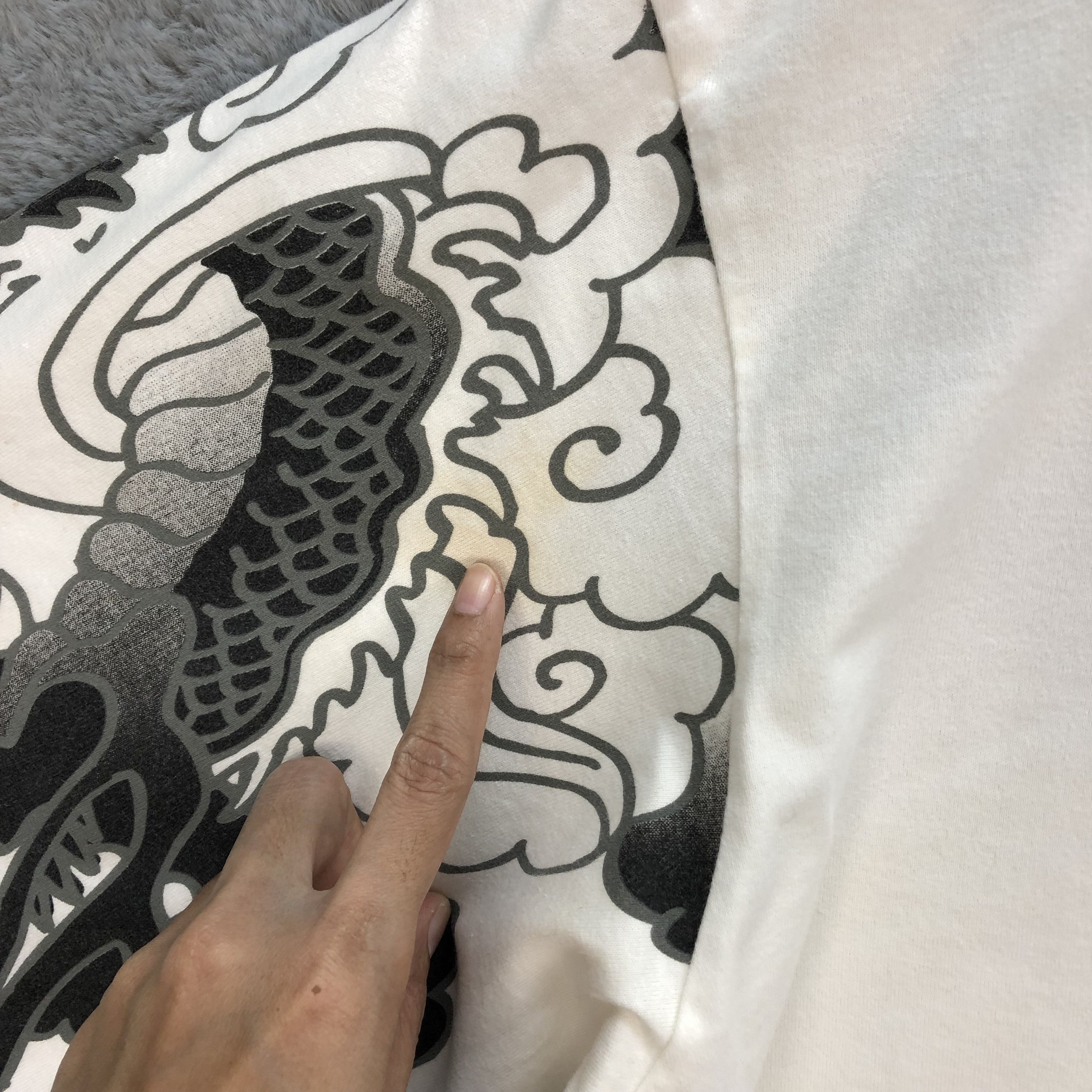 Japanese Brand Japanased Legendary Dragon Quarter Sleeve Tees #6361-61 Size US XXL / EU 58 / 5 - 14 Thumbnail