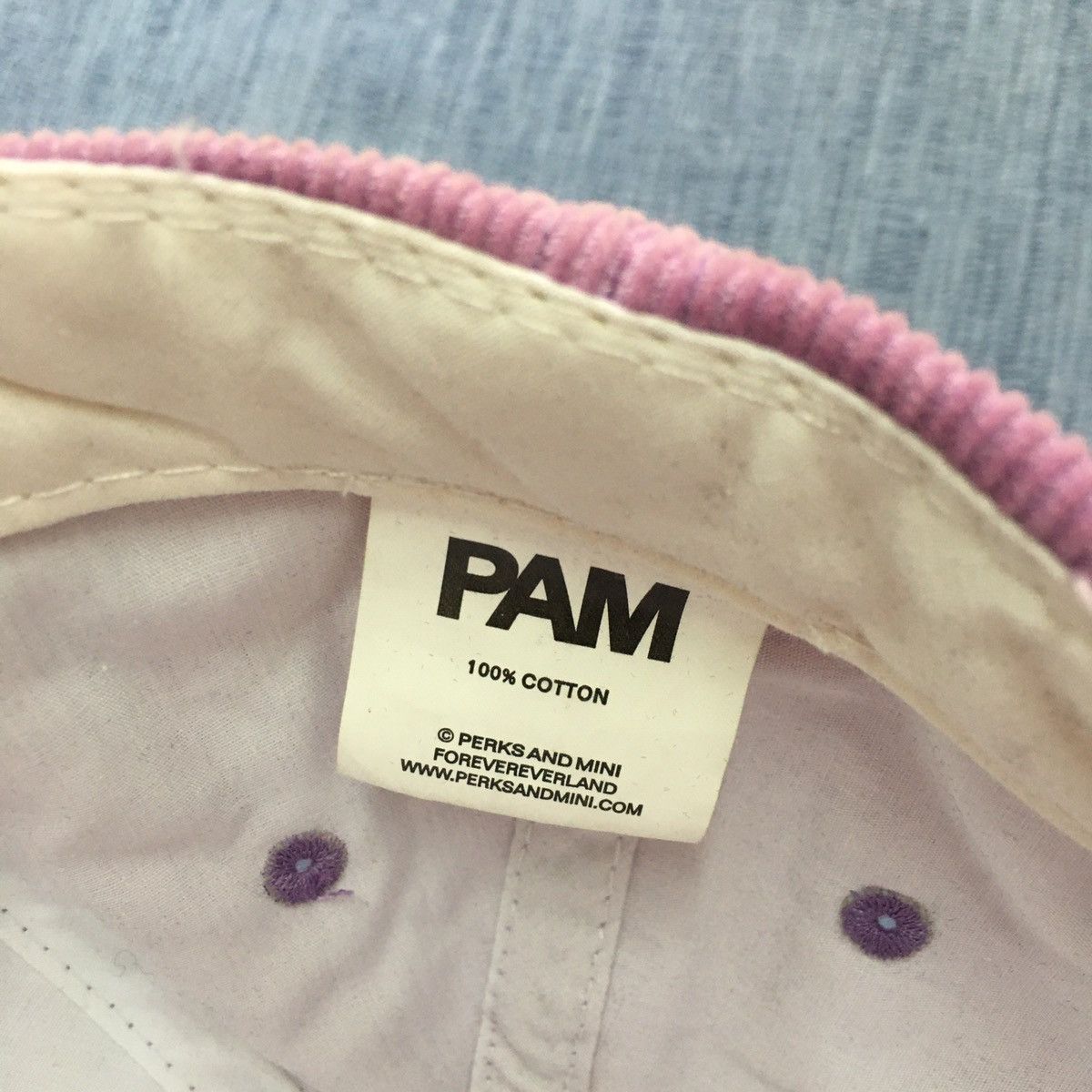 Perks And Mini curduroy purple hat Size ONE SIZE - 8 Thumbnail