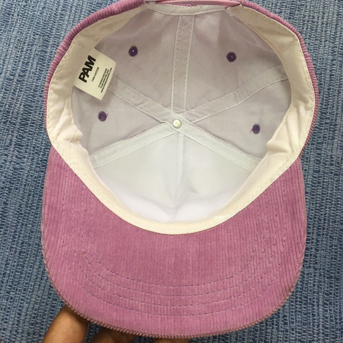 Perks And Mini curduroy purple hat Size ONE SIZE - 7 Thumbnail