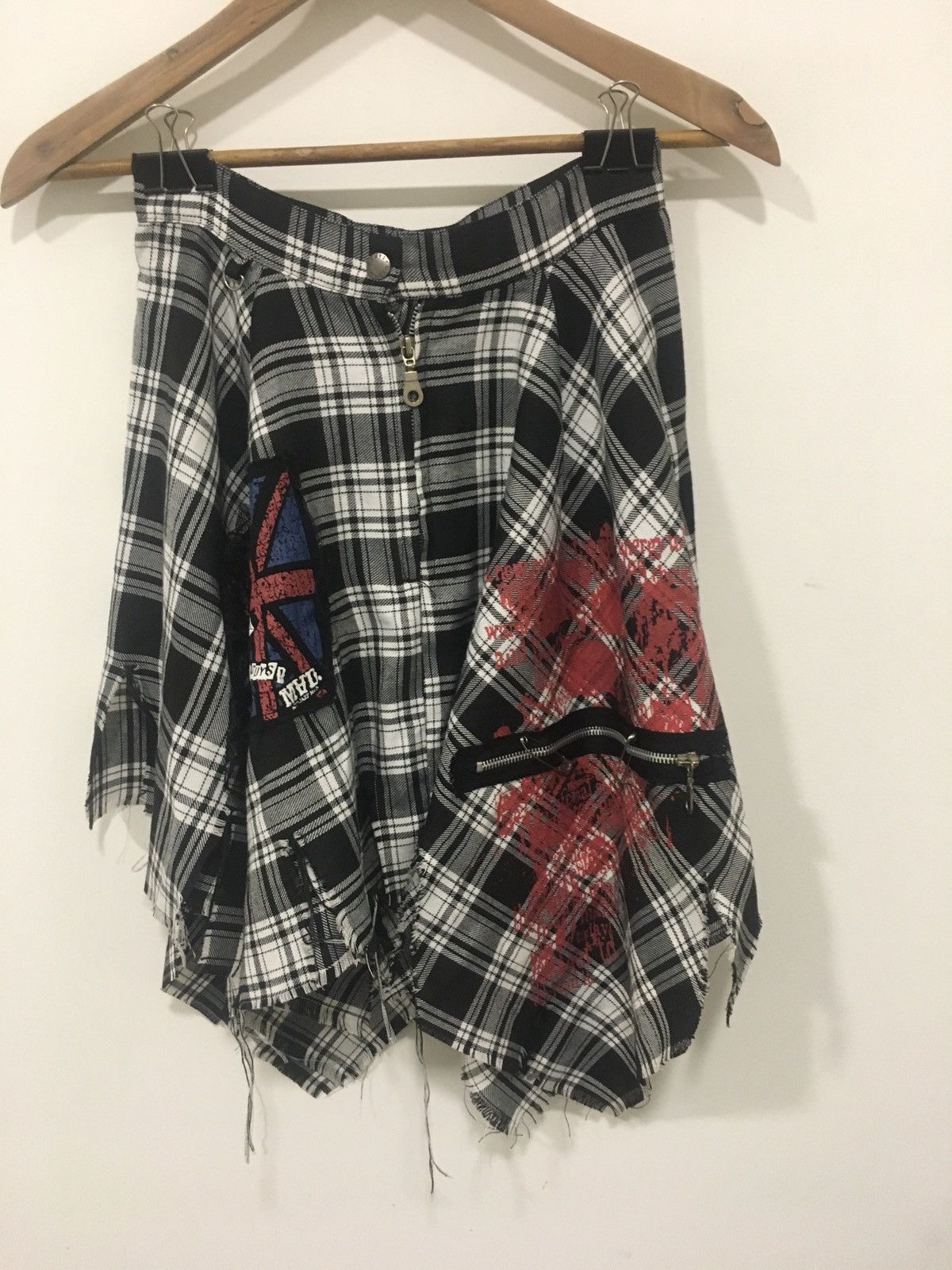 image of Seditionaries Bondage in White Checkers, Men's (Size 26)