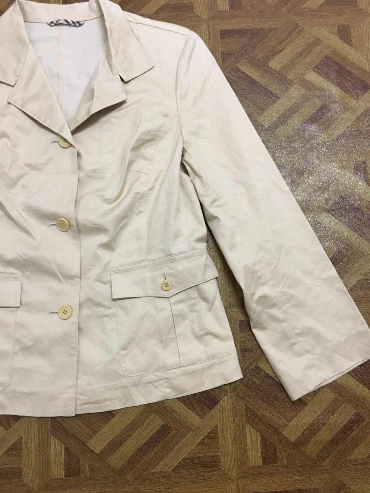 Burberry cotton coat Size US L / EU 52-54 / 3 - 3 Thumbnail