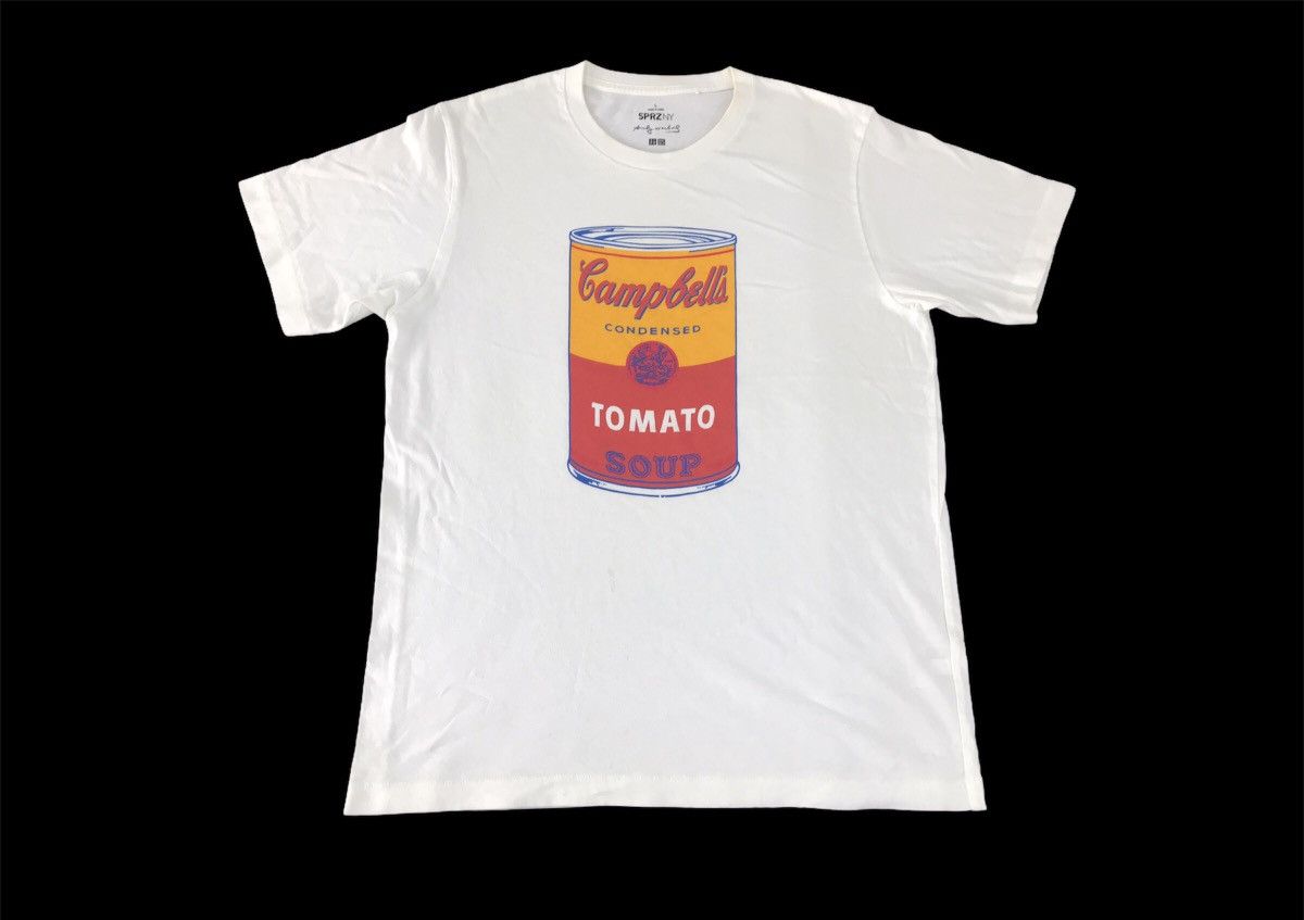 Andy Warhol × Vintage Vtg Andy Warhol Campbell's Tomato Soup Inspired Designer Size US M / EU 48-50 / 2 - 1 Thumbnail